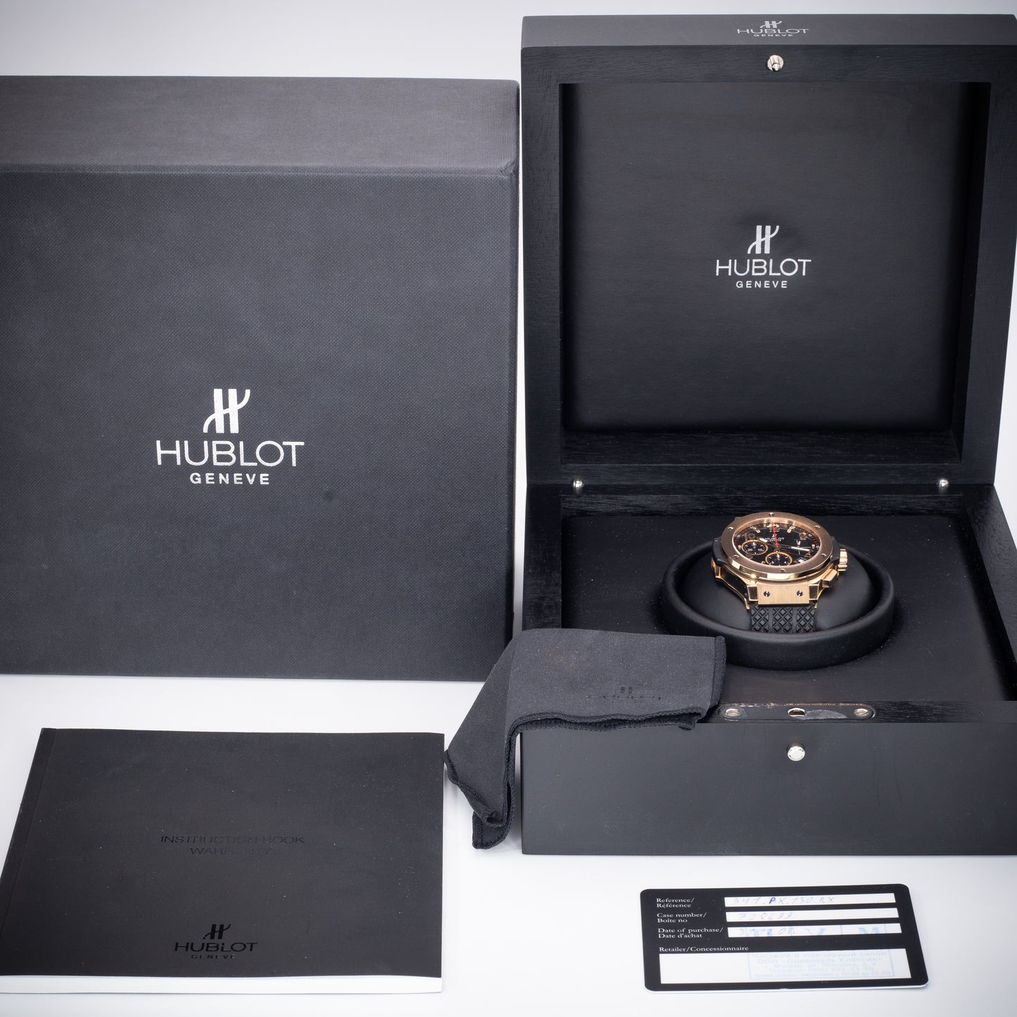 Hublot Big Bang 341.PX.130.RX 18K Rose Gold 41mm Auto Chronograph Full Set