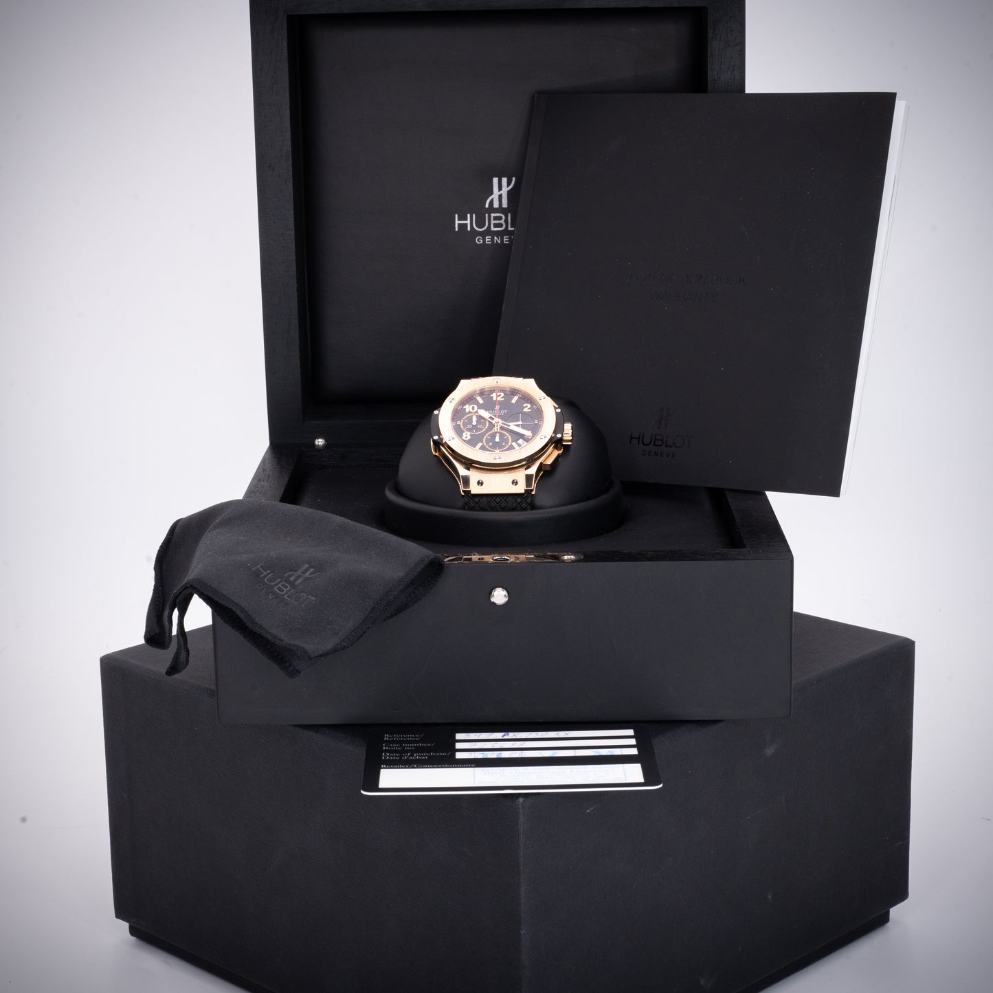 Hublot Big Bang 341.PX.130.RX 18K Rose Gold 41mm Auto Chronograph Full Set