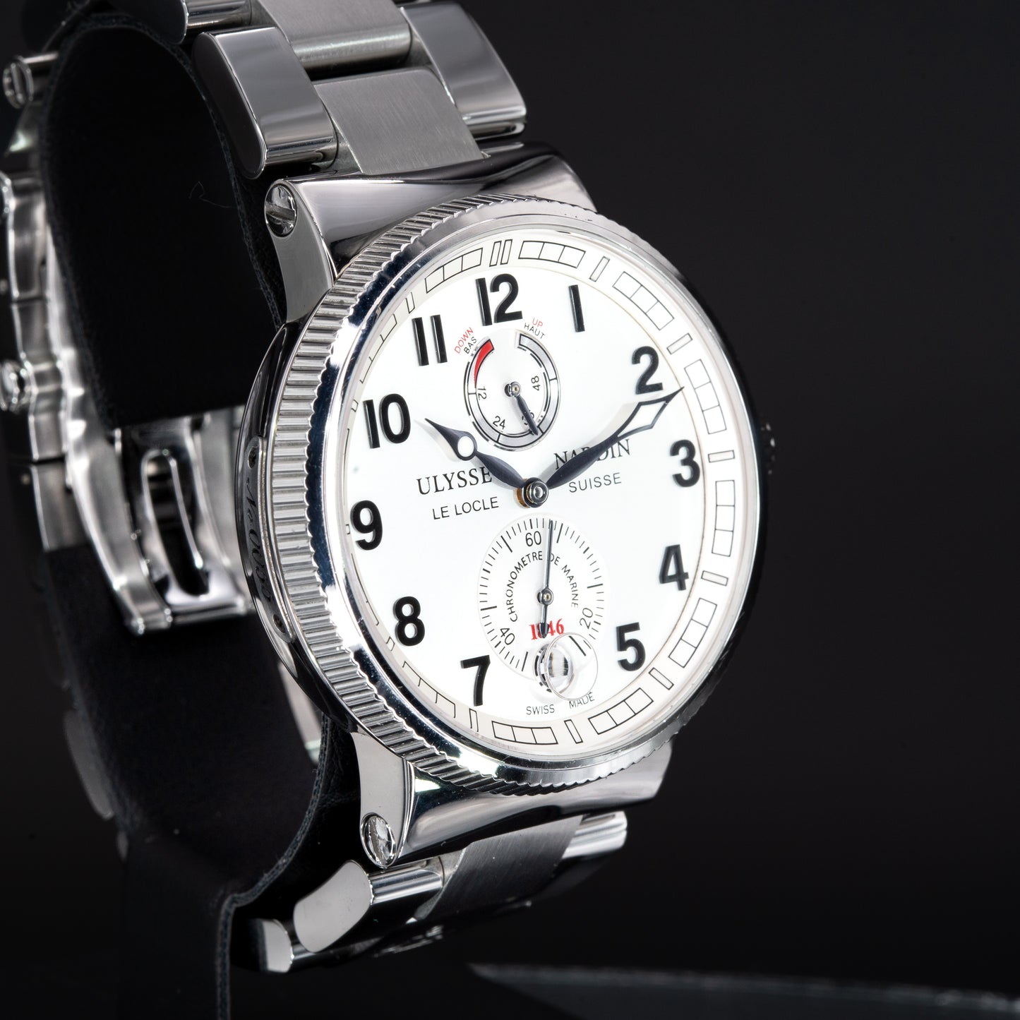 Ulysse Nardin Marine Chronometer 43mm 1183-126-61 / 1183-126 Full Set