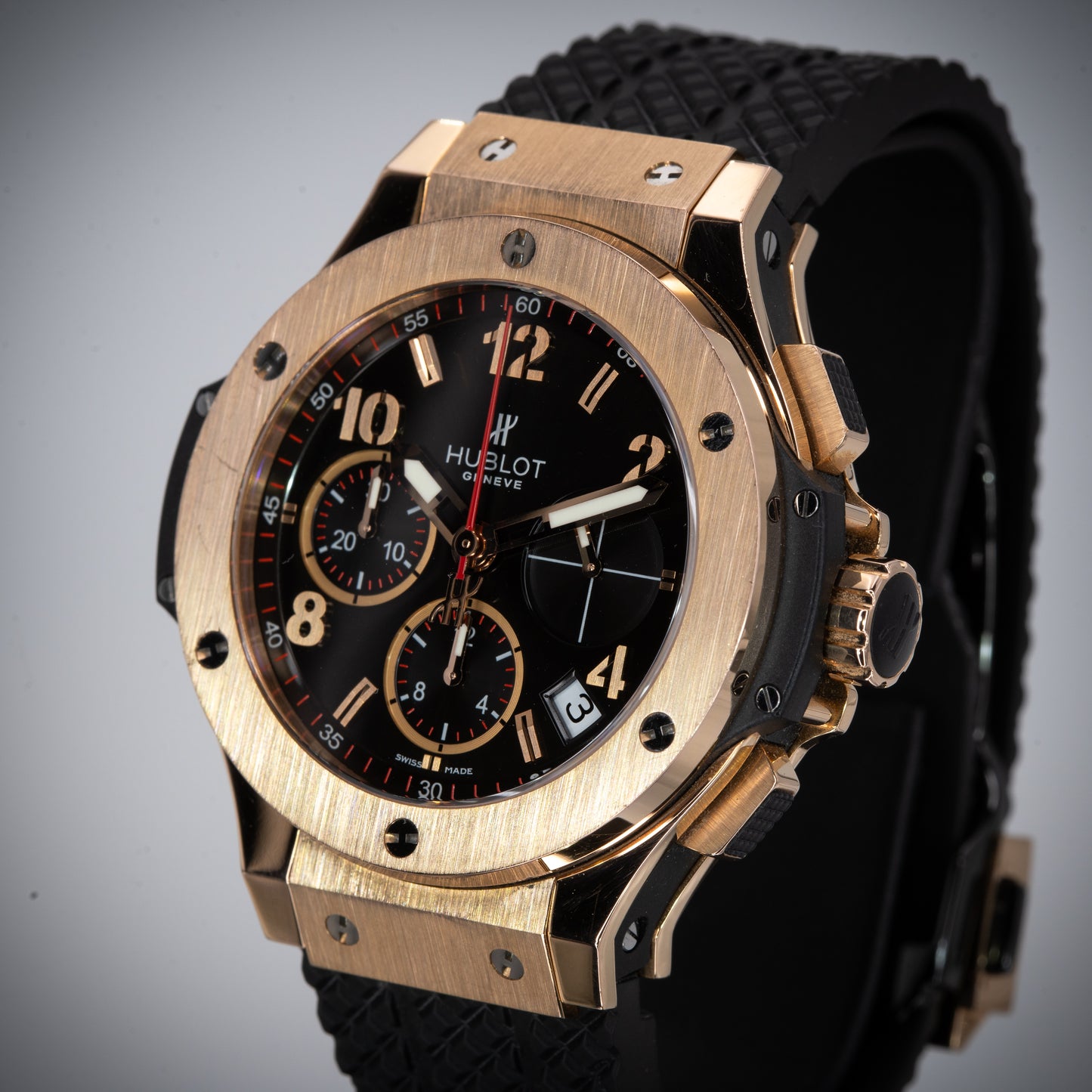 Hublot Big Bang 341.PX.130.RX 18K Rose Gold 41mm Auto Chronograph Full Set