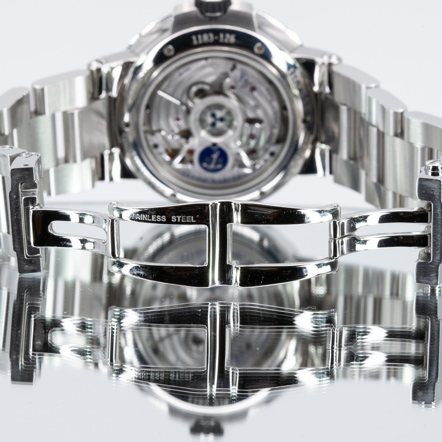 Ulysse Nardin Marine Chronometer 43mm 1183-126-61 / 1183-126 Full Set