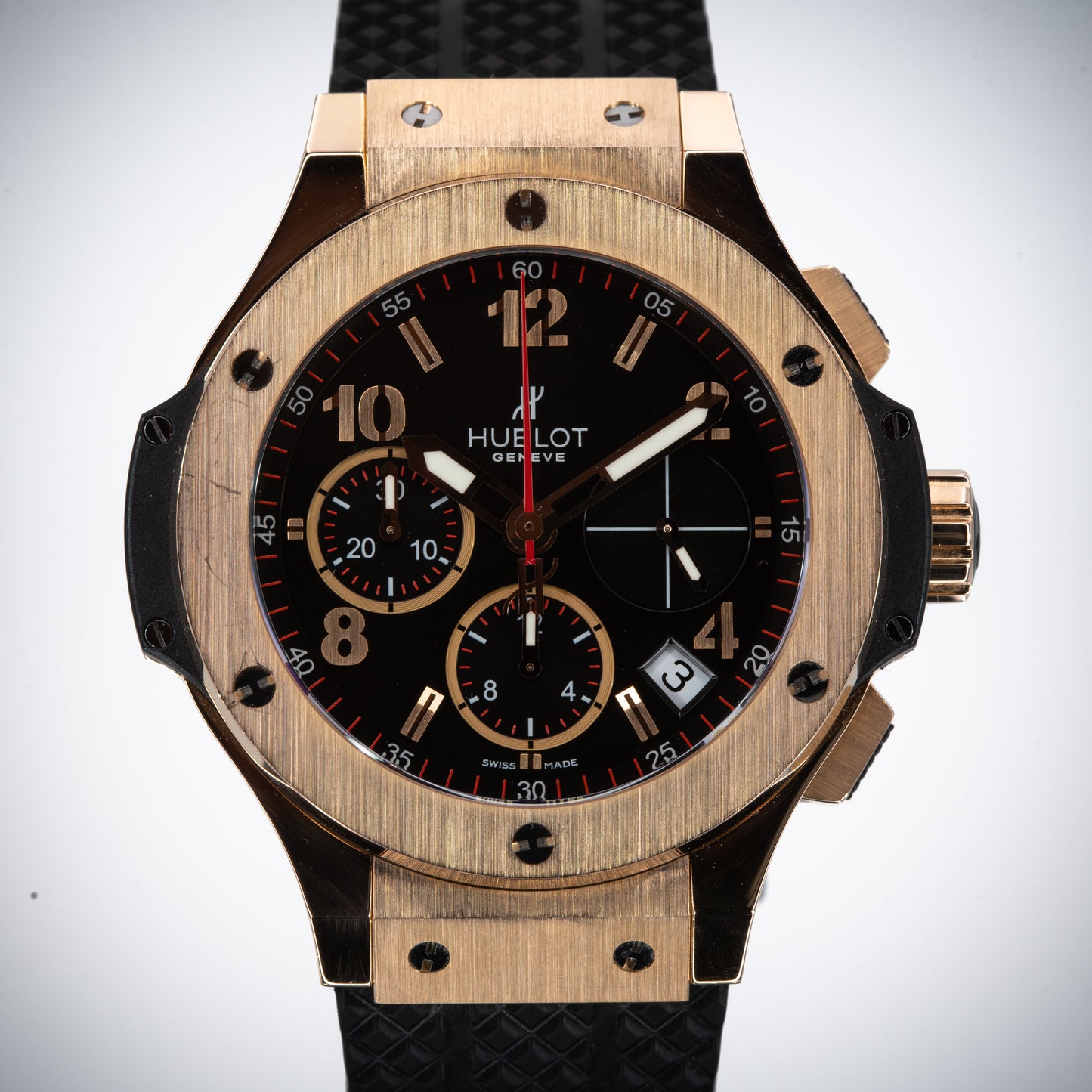 Hublot Big Bang 341.PX.130.RX 18K Rose Gold 41mm Auto Chronograph Full Set