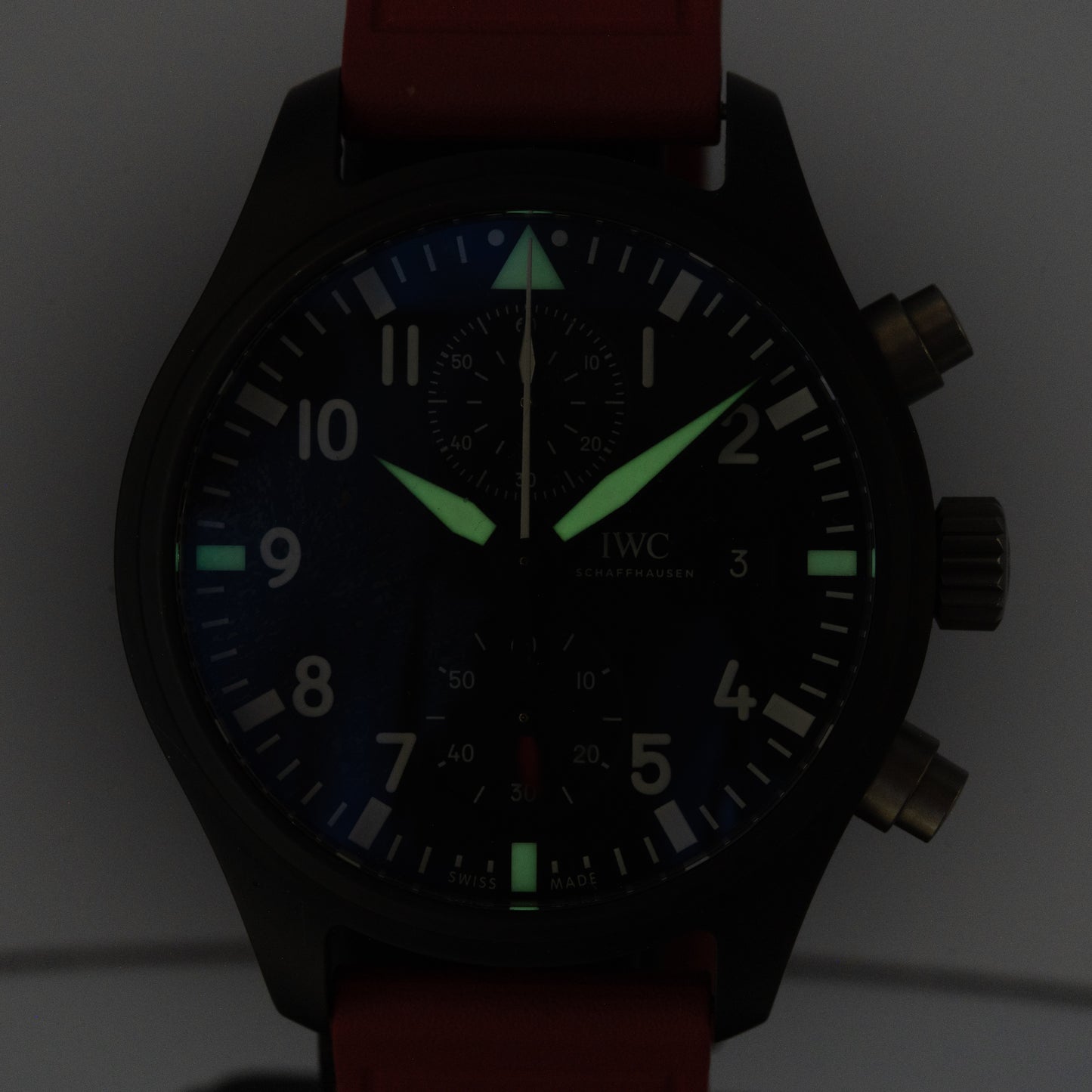 IWC Top Gun Pilot Chronograph IW389001 Ceramic 44.5mm Automatic Full Set 2019