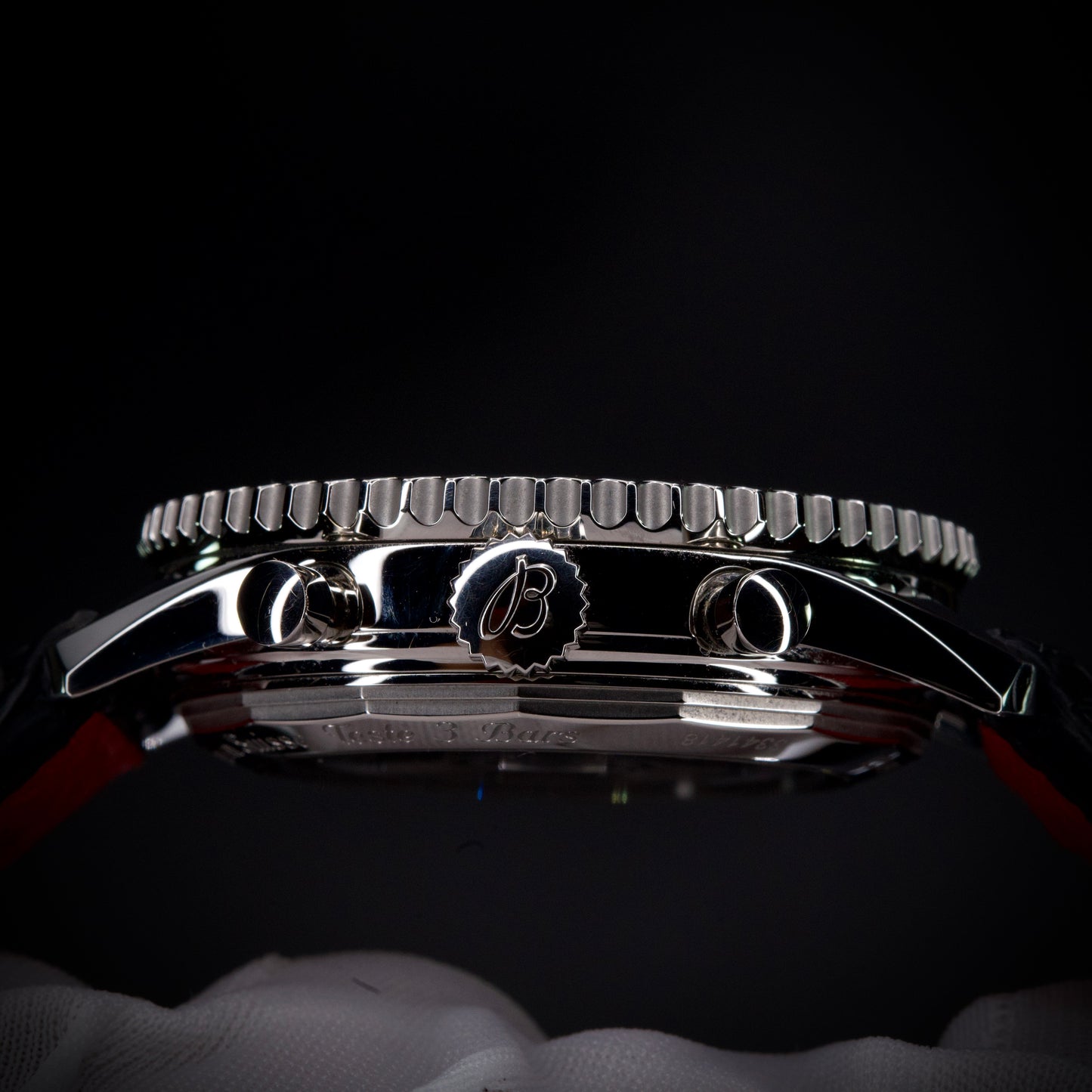 2021 Breitling Navitimer 1 B01 Chronograph "Panda" 43MM White Dial Aftermarket Bespoke Leather Strap (AB0121211G1A1)
