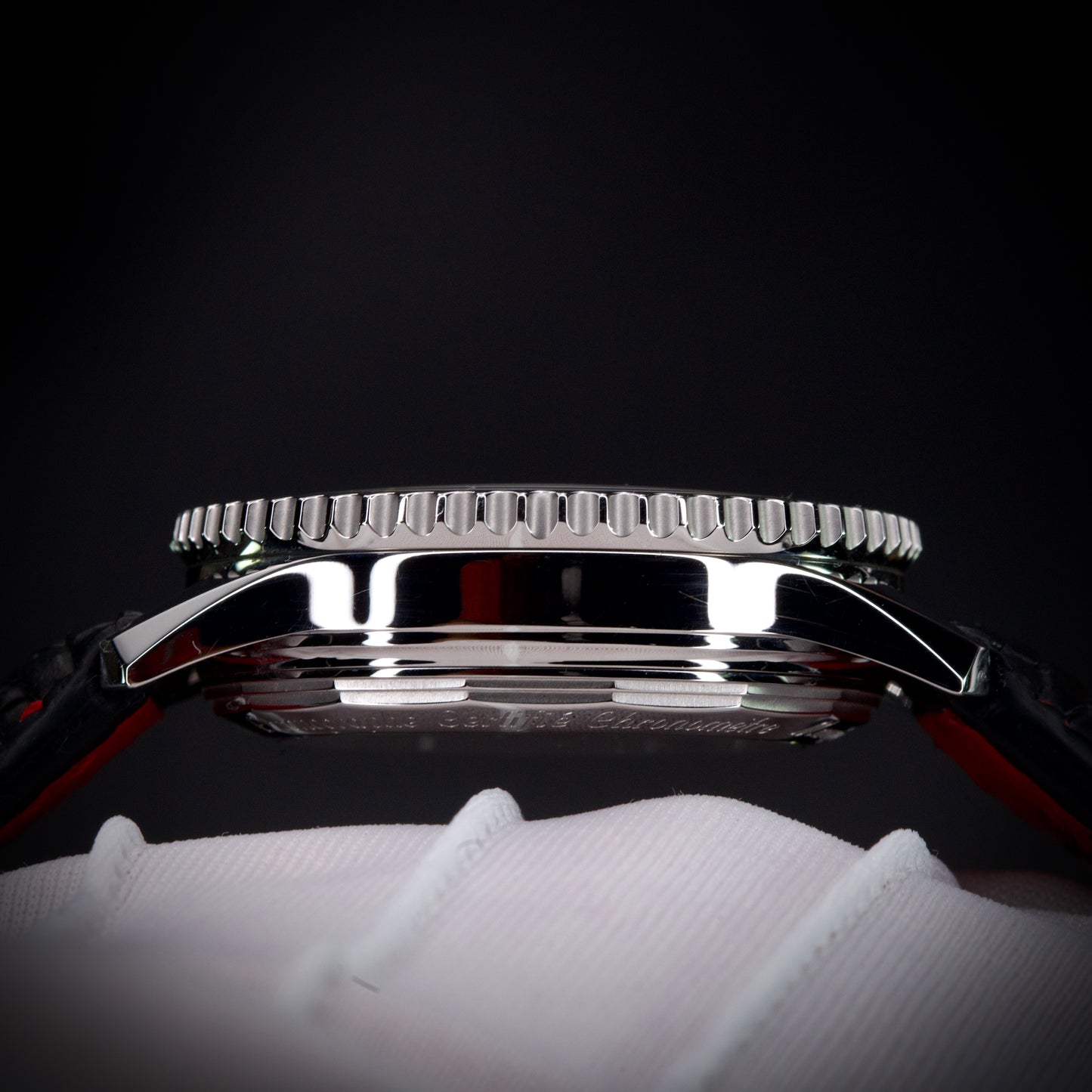 2021 Breitling Navitimer 1 B01 Chronograph "Panda" 43MM White Dial Aftermarket Bespoke Leather Strap (AB0121211G1A1)