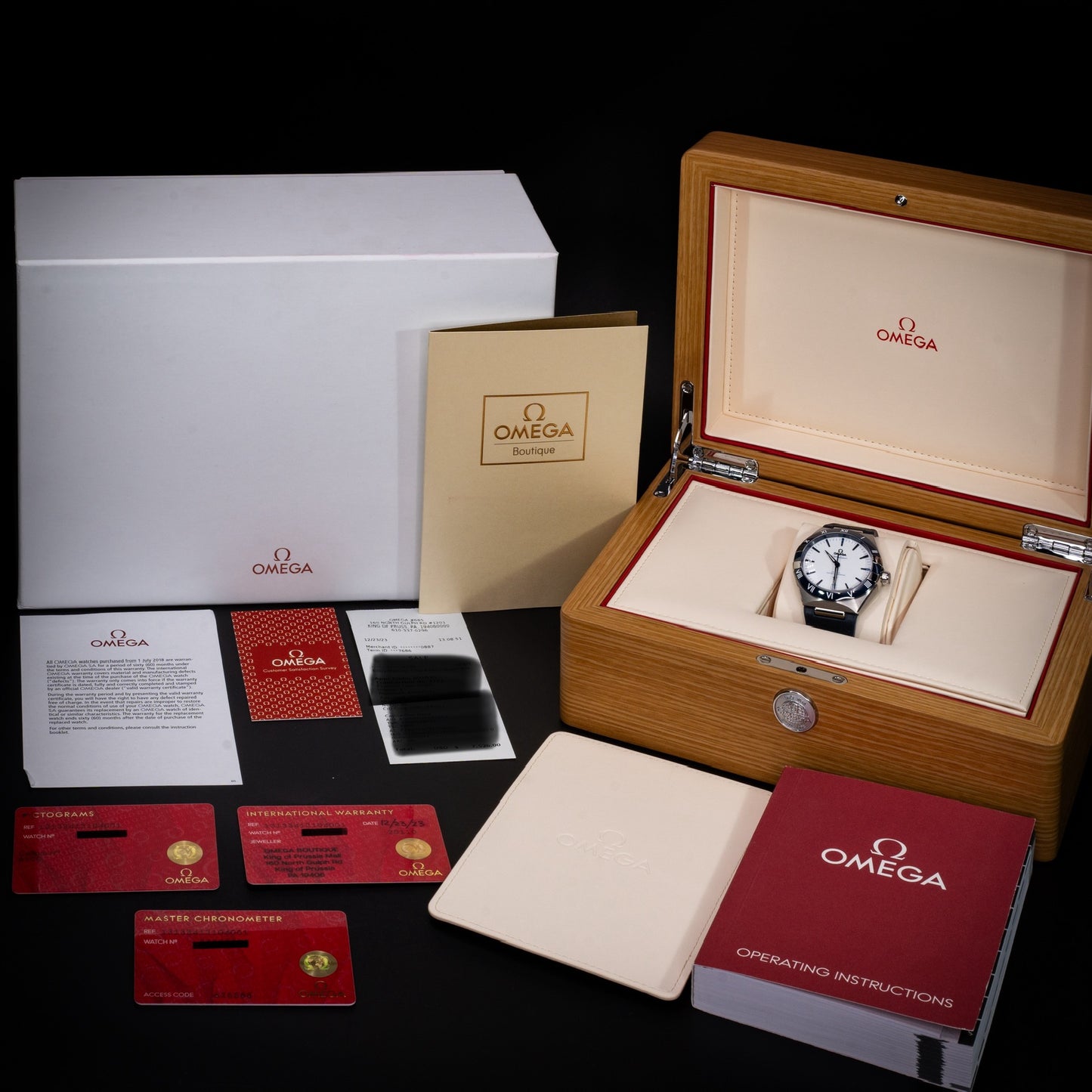 2023 Mint Omega Constellation Chronometer 41mm 131.33.41.21.04.001 Complete Set