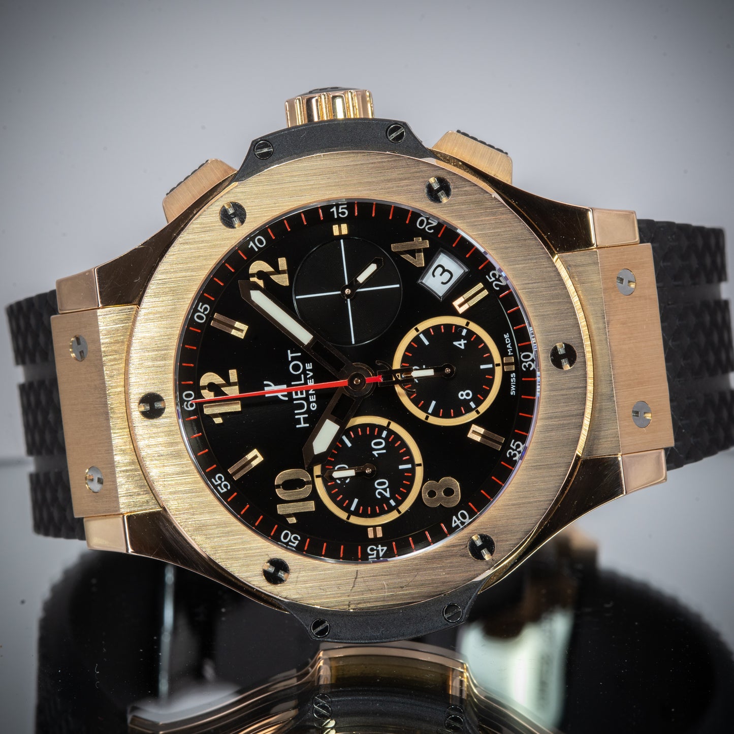 Hublot Big Bang 341.PX.130.RX 18K Rose Gold 41mm Auto Chronograph Full Set