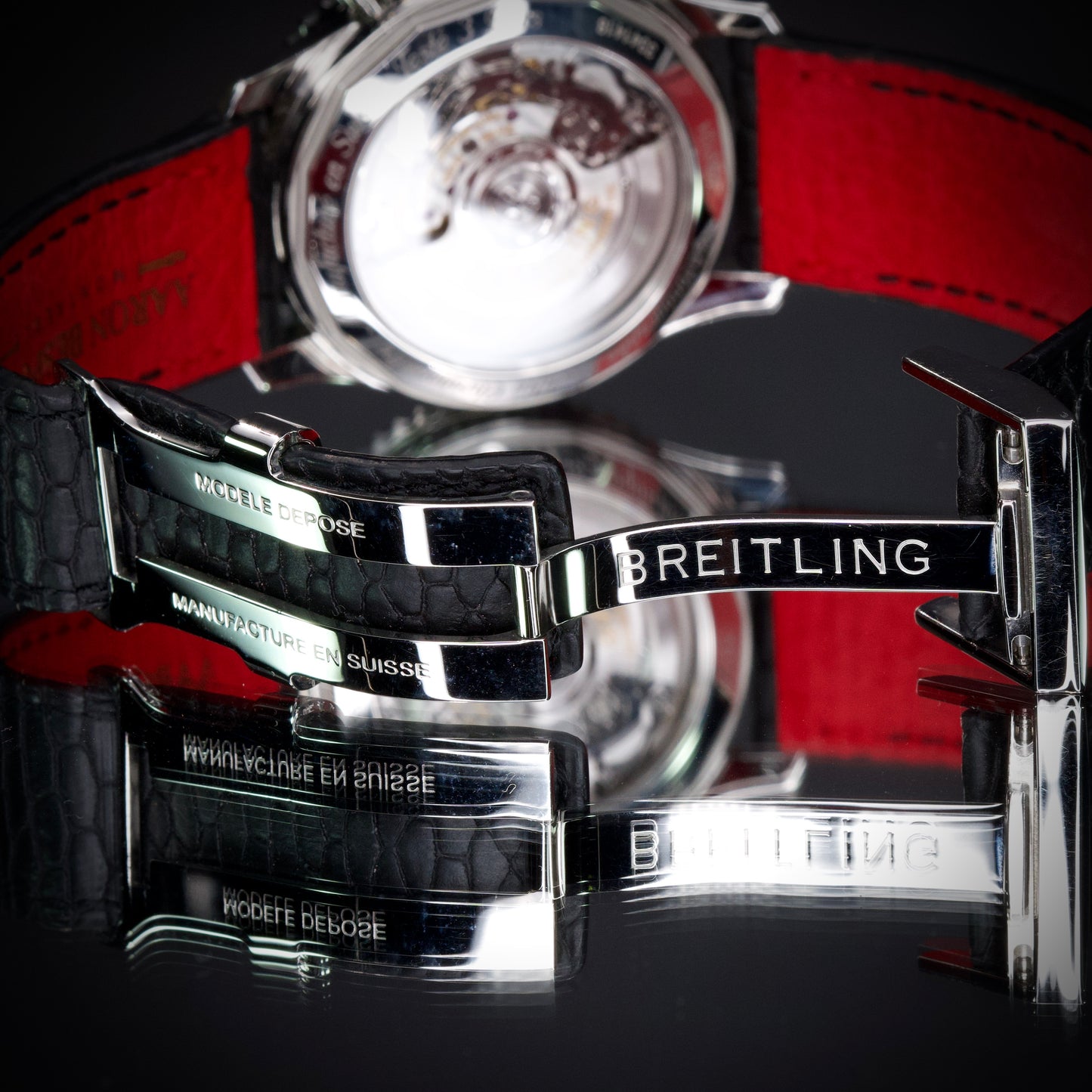 2021 Breitling Navitimer 1 B01 Chronograph "Panda" 43MM White Dial Aftermarket Bespoke Leather Strap (AB0121211G1A1)