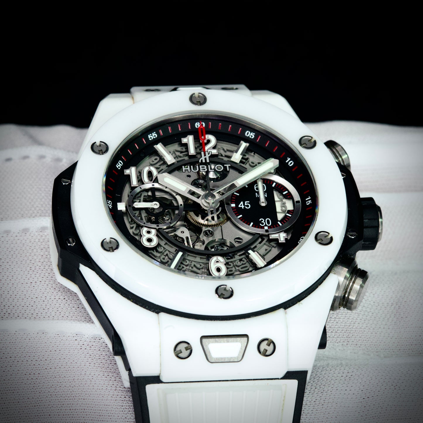 Hublot Big Bang Unico White Ceramic 45mm 411.HX.1170.RX