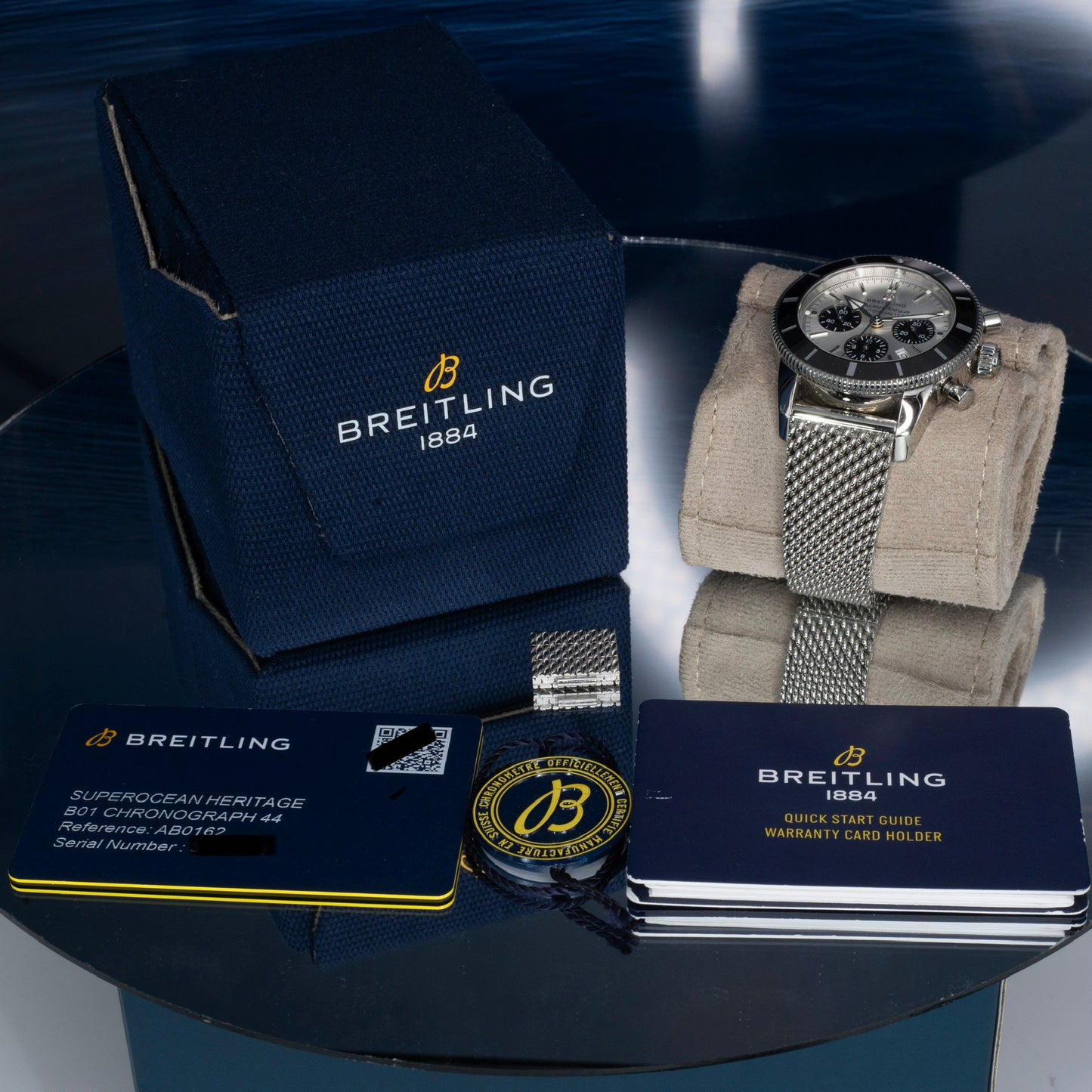 2024 Breitling Superocean Heritage B01 Chronograph 44mm AB0162 Full Set