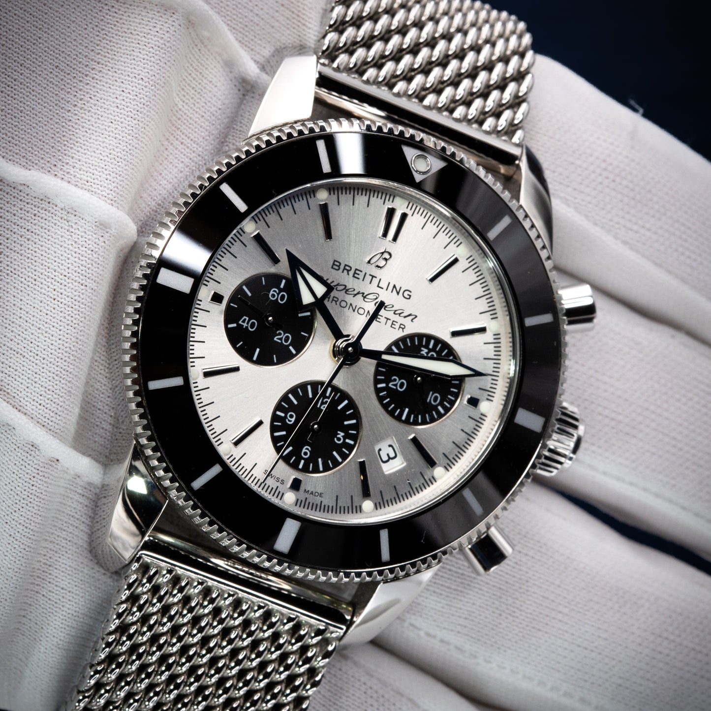 2024 Breitling Superocean Heritage B01 Chronograph 44mm AB0162 Full Set
