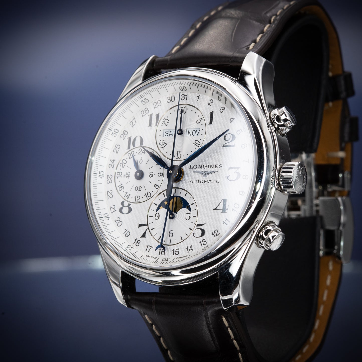 Longines Master Collection Chronograph 40mm L2.773.4.78.3 Full Set