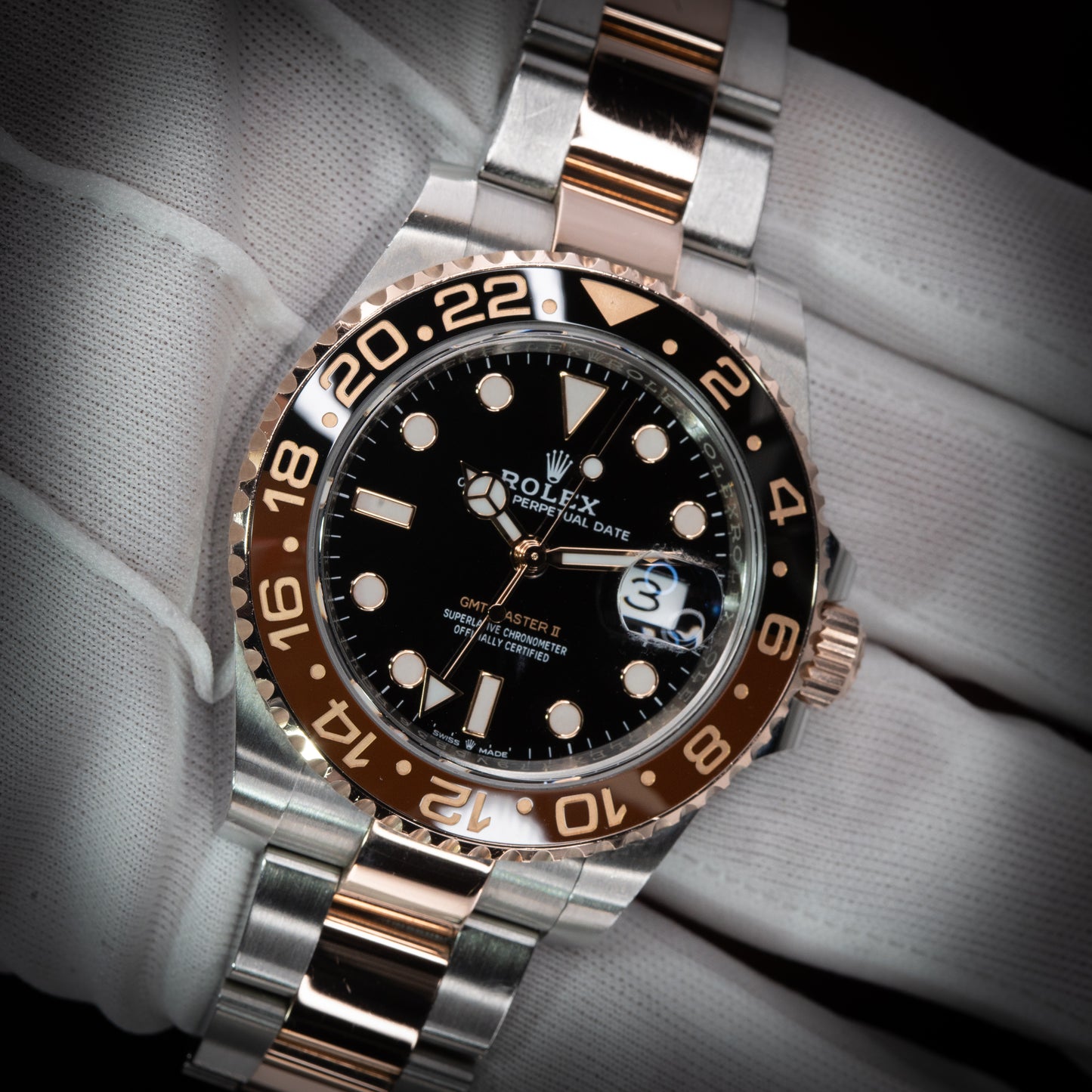 2023 Rolex GMT-Master II 126711CHNR “Root Beer” Everose Gold 40mm Full Set
