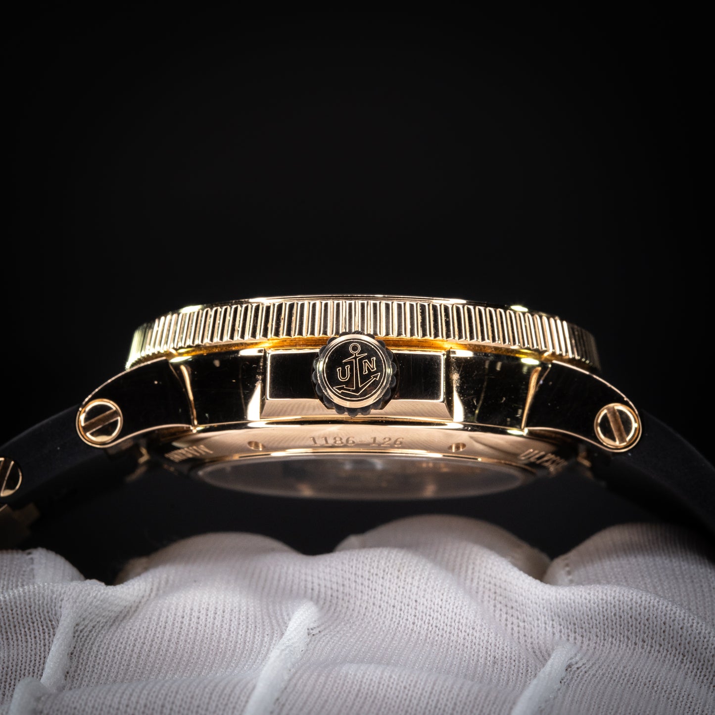 Ulysse Nardin Marine Chronometer 43mm Rose Gold 1186-126-3/61 1186-126
