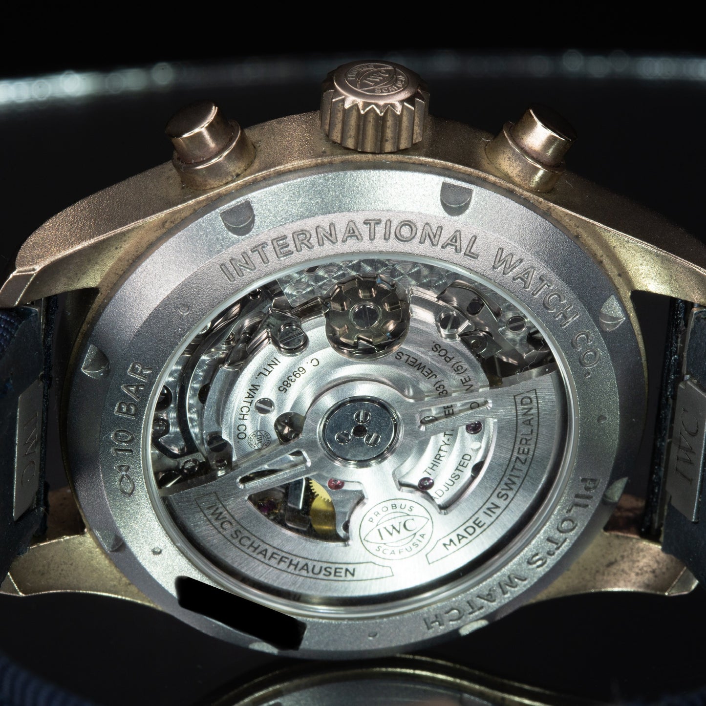 IWC Pilot Chronograph 41mm Bronze Blue Dial 41mm IW388109 Full Set