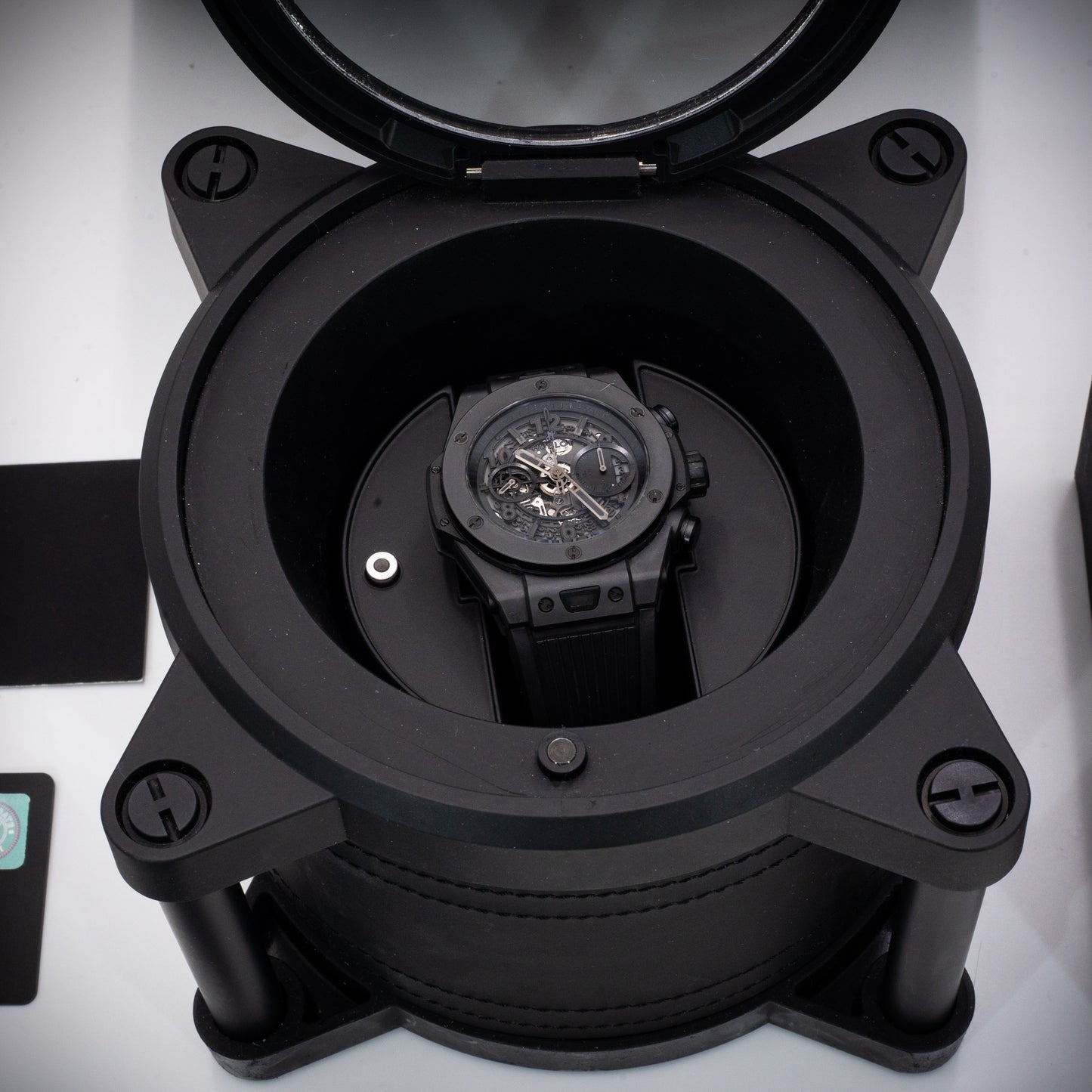 Hublot “All Black” Big Bang Unico 45mm 411.C1.1110.RX Full Set W/ Rotor Watchbox