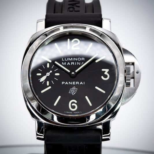 Panerai Luminor Marina Black 44mm PAM00005 Rubber Strap PAM 00005