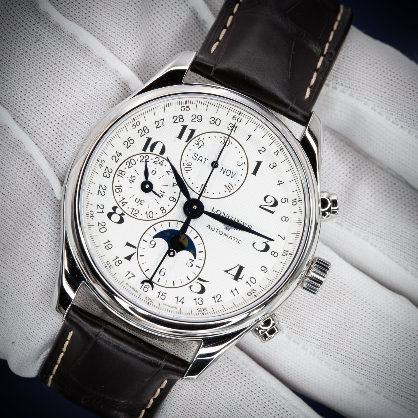Longines Master Collection Chronograph 40mm L2.773.4.78.3 Full Set
