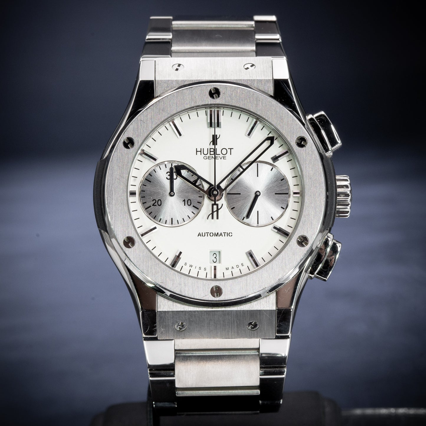 Hublot Classic Fusion Chronograph Titanium 45mm 520.NX.2610.NX Full Set