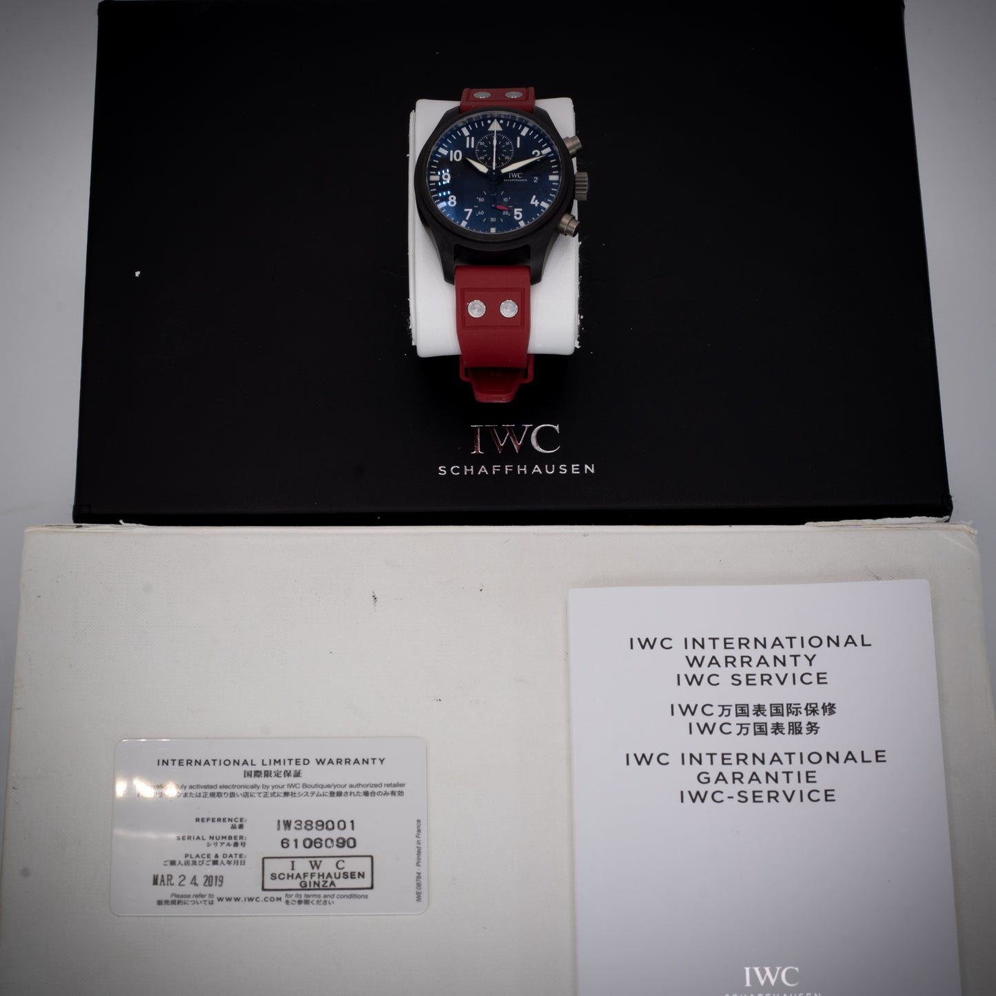 IWC Top Gun Pilot Chronograph IW389001 Ceramic 44.5mm Automatic Full Set 2019