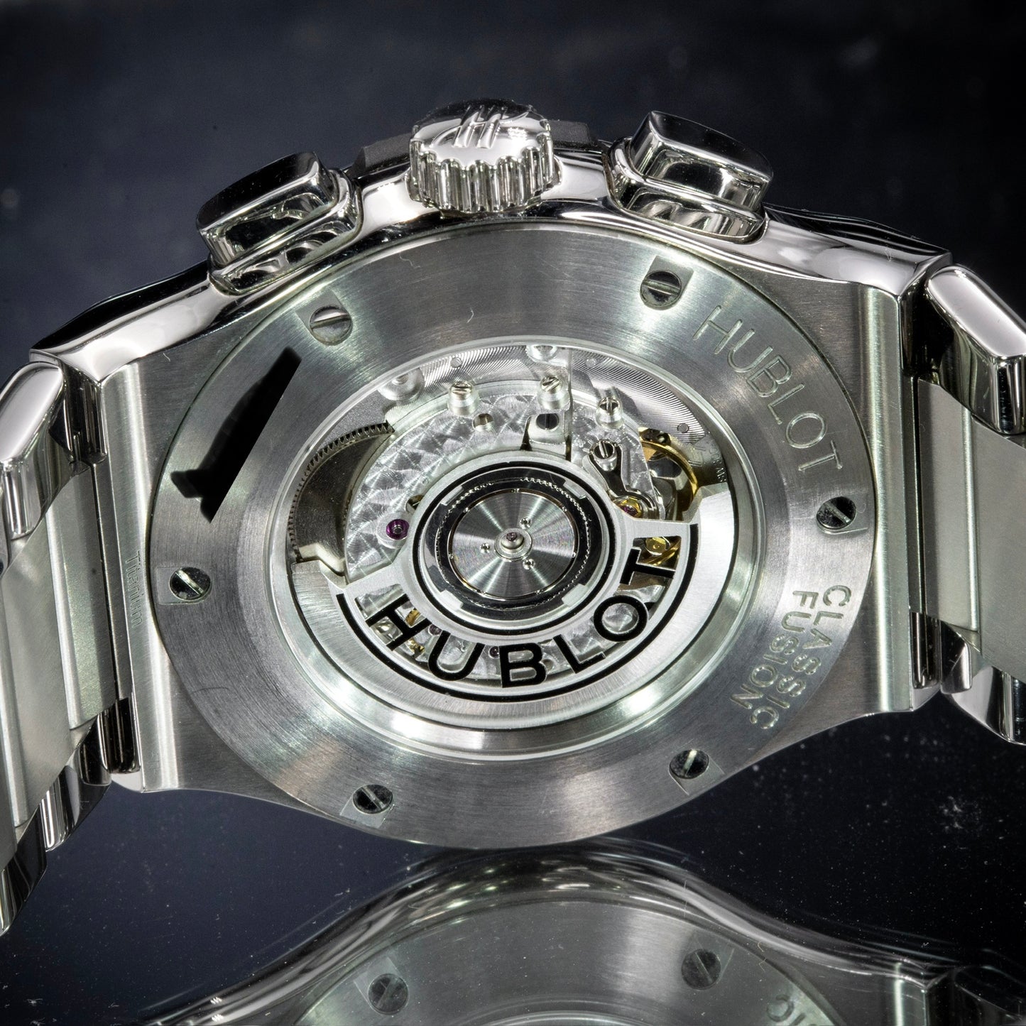 Hublot Classic Fusion Chronograph Titanium 45mm 520.NX.2610.NX Full Set