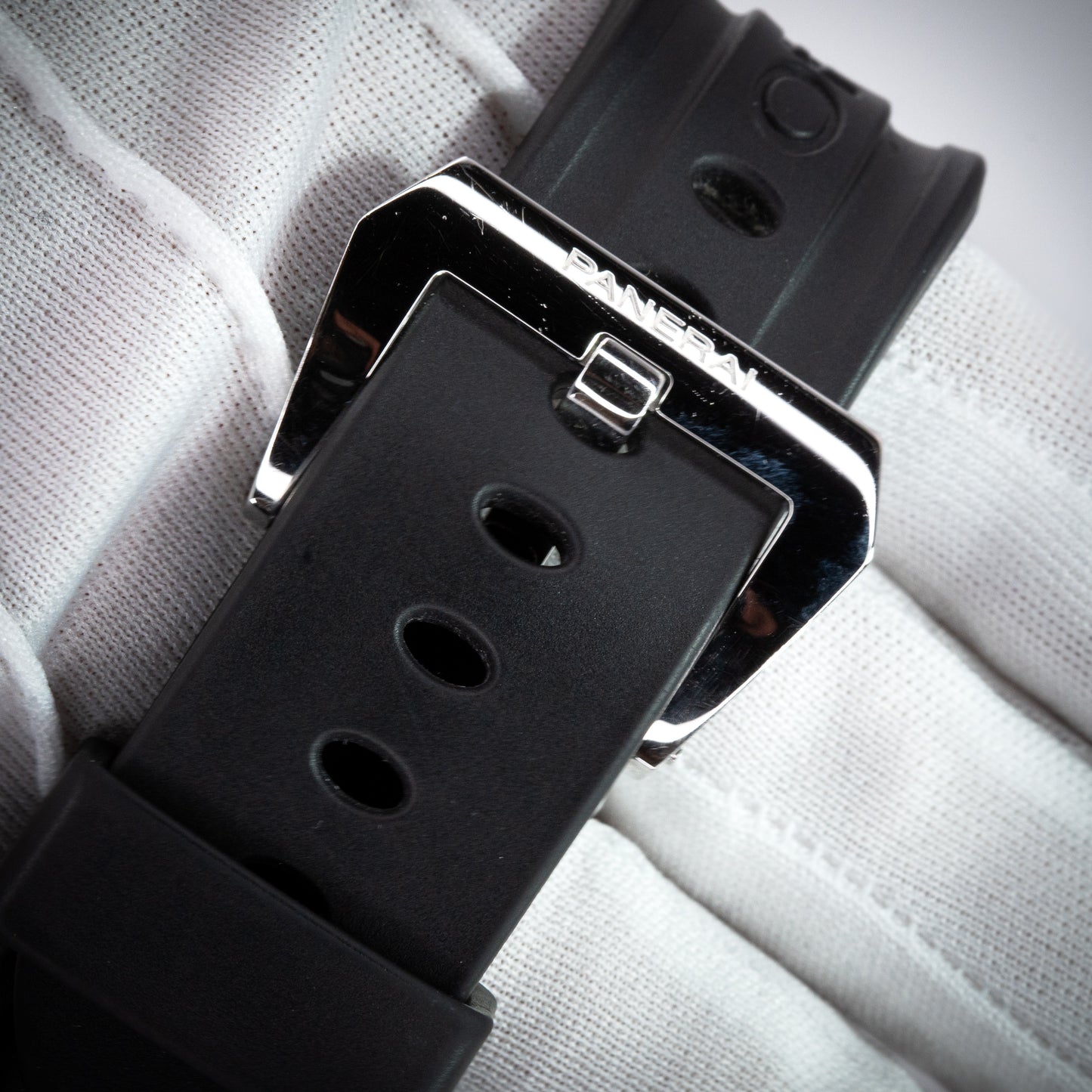 Panerai Luminor Marina Black 44mm PAM00005 Rubber Strap PAM 00005