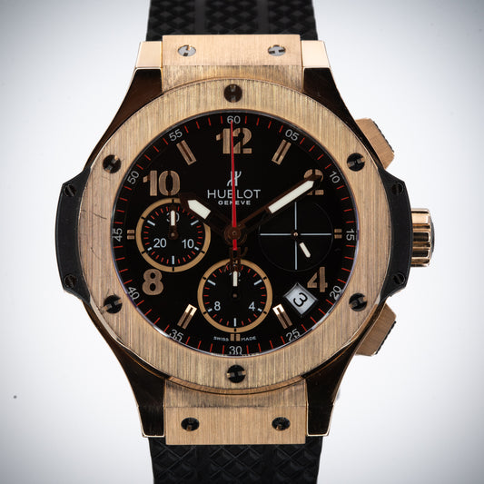 Hublot Big Bang 341.PX.130.RX 18K Rose Gold 41mm Auto Chronograph Full Set