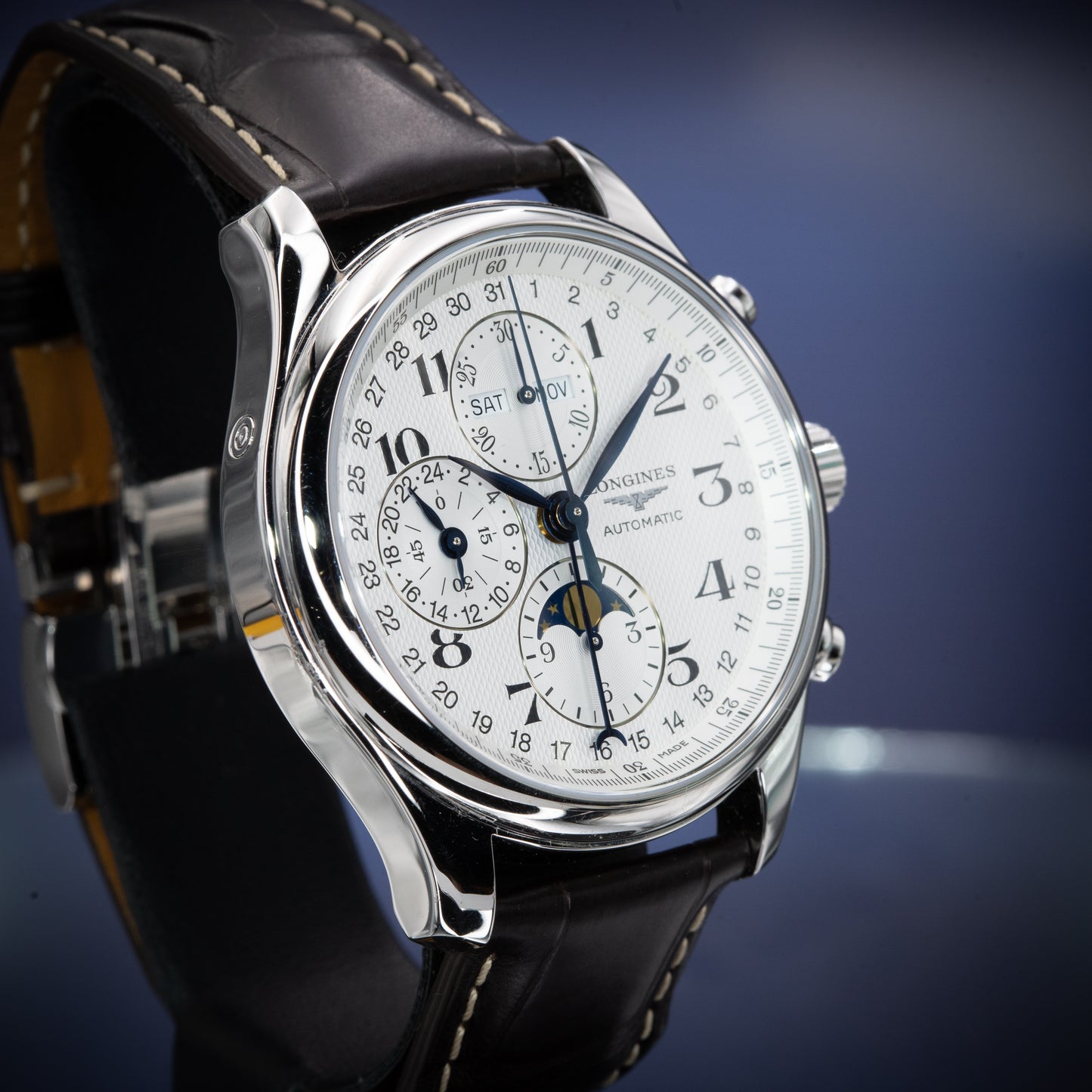 Longines Master Collection Chronograph 40mm L2.773.4.78.3 Full Set