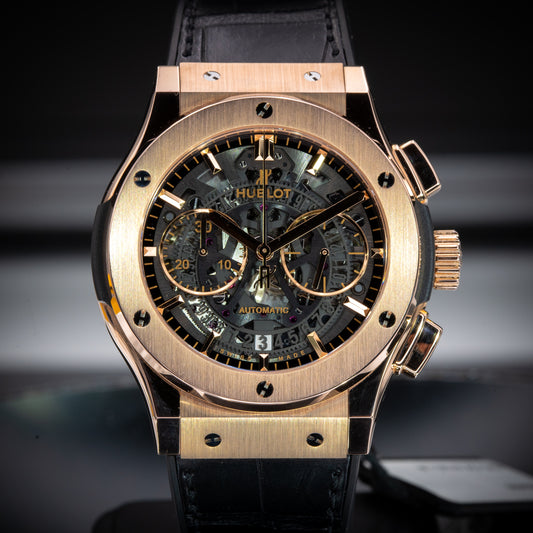 Hublot 525.OX.0180.LR Classic Fusion Aerofusion Chronograph 45mm 18K Rose Gold