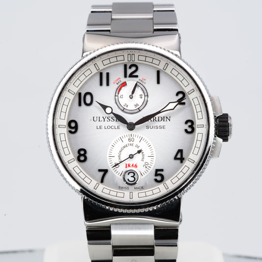 Ulysse Nardin Marine Chronometer 43mm 1183-126-61 / 1183-126 Full Set