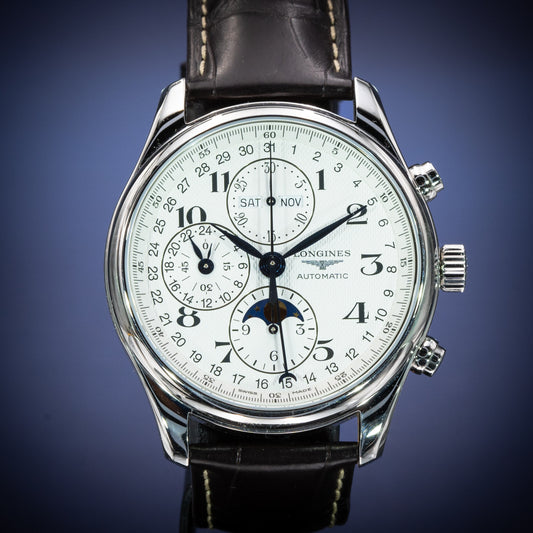 Longines Master Collection Chronograph 40mm L2.773.4.78.3 Full Set