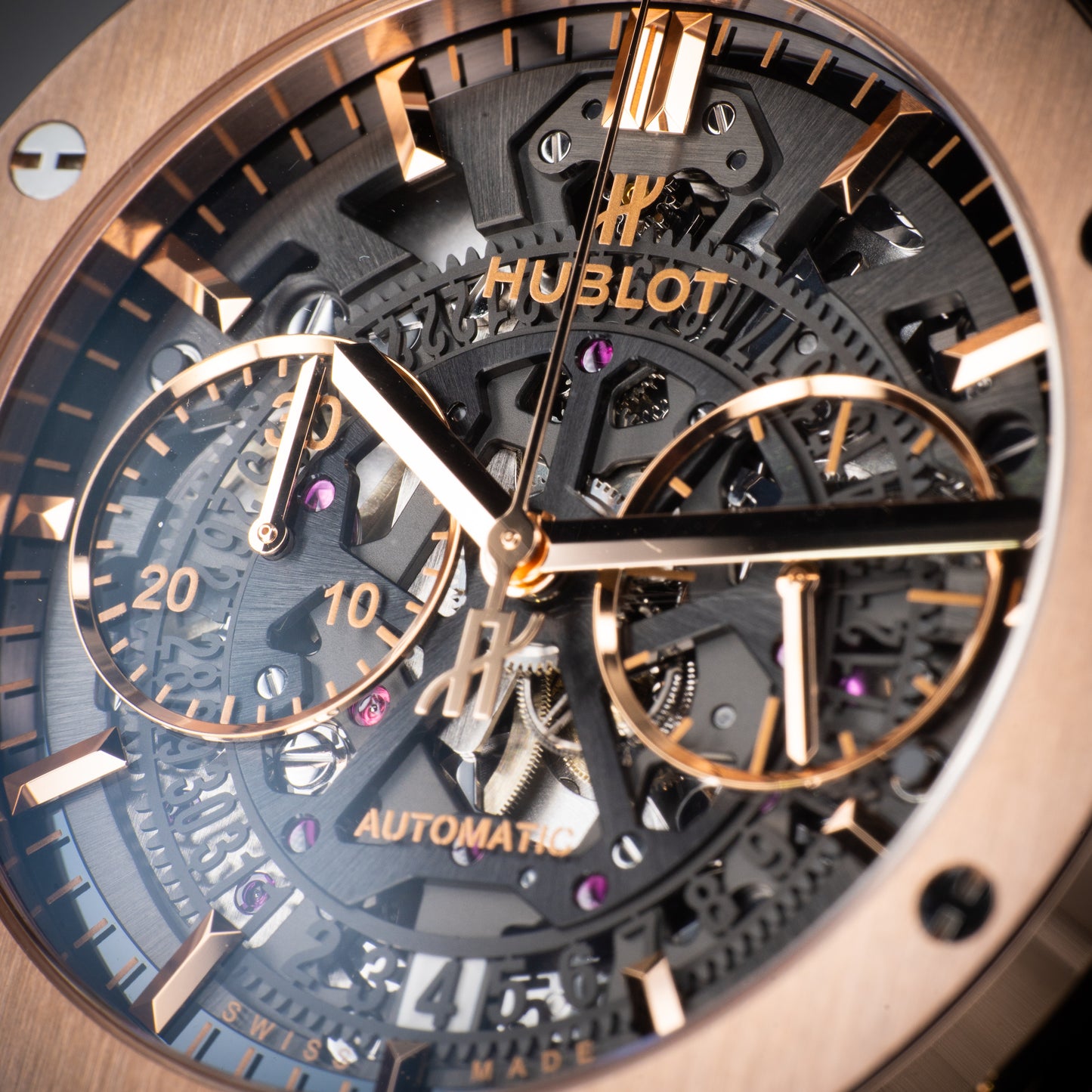 Hublot 525.OX.0180.LR Classic Fusion Aerofusion Chronograph 45mm 18K Rose Gold