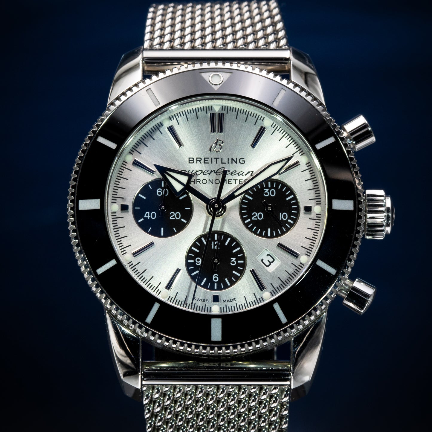2024 Breitling Superocean Heritage B01 Chronograph 44mm AB0162 Full Set
