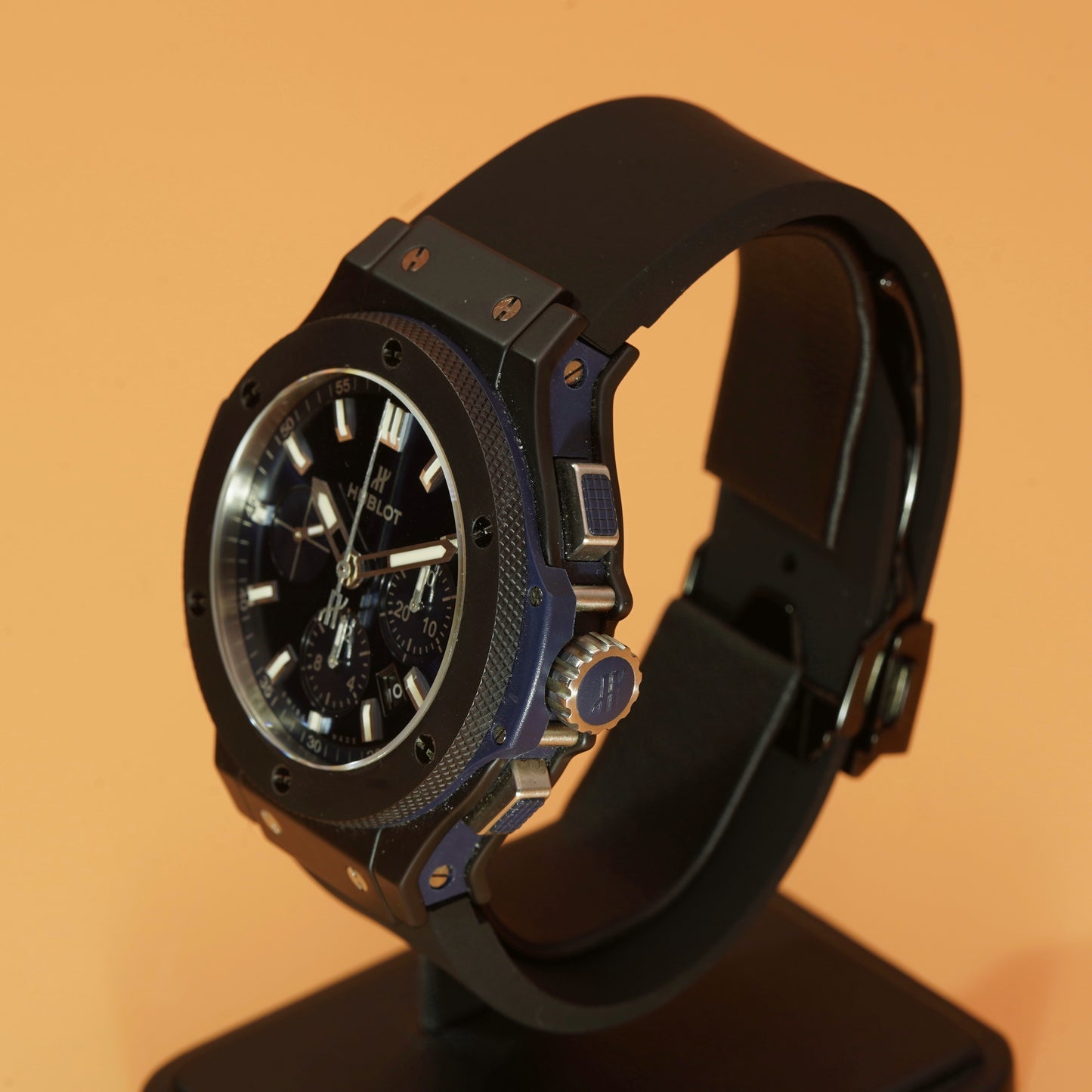 Hublot Big Bang 44mm Ceramic Blue Chronograph  301.CI.7170.LR - 2 Bands, Box & w