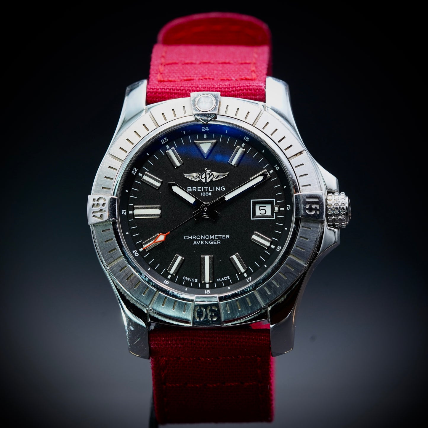 Breitling Avenger 43 Automatic Black Dial Watch A17318101B1X1