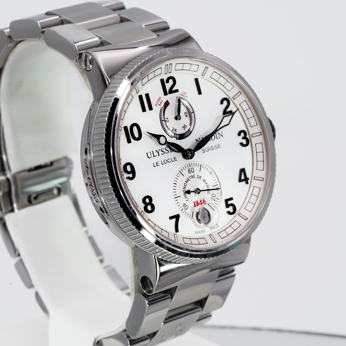 Ulysse Nardin Marine Chronometer 43mm 1183-126-61 / 1183-126 Full Set
