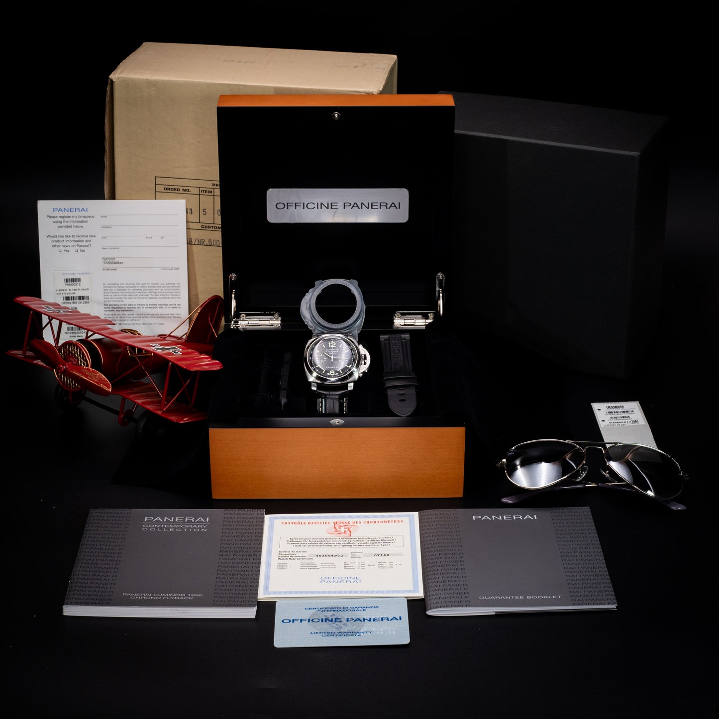 Panerai Luminor Flyback 1950 3 Days Chronograph PAM00212 PAM 00212 PAM 212