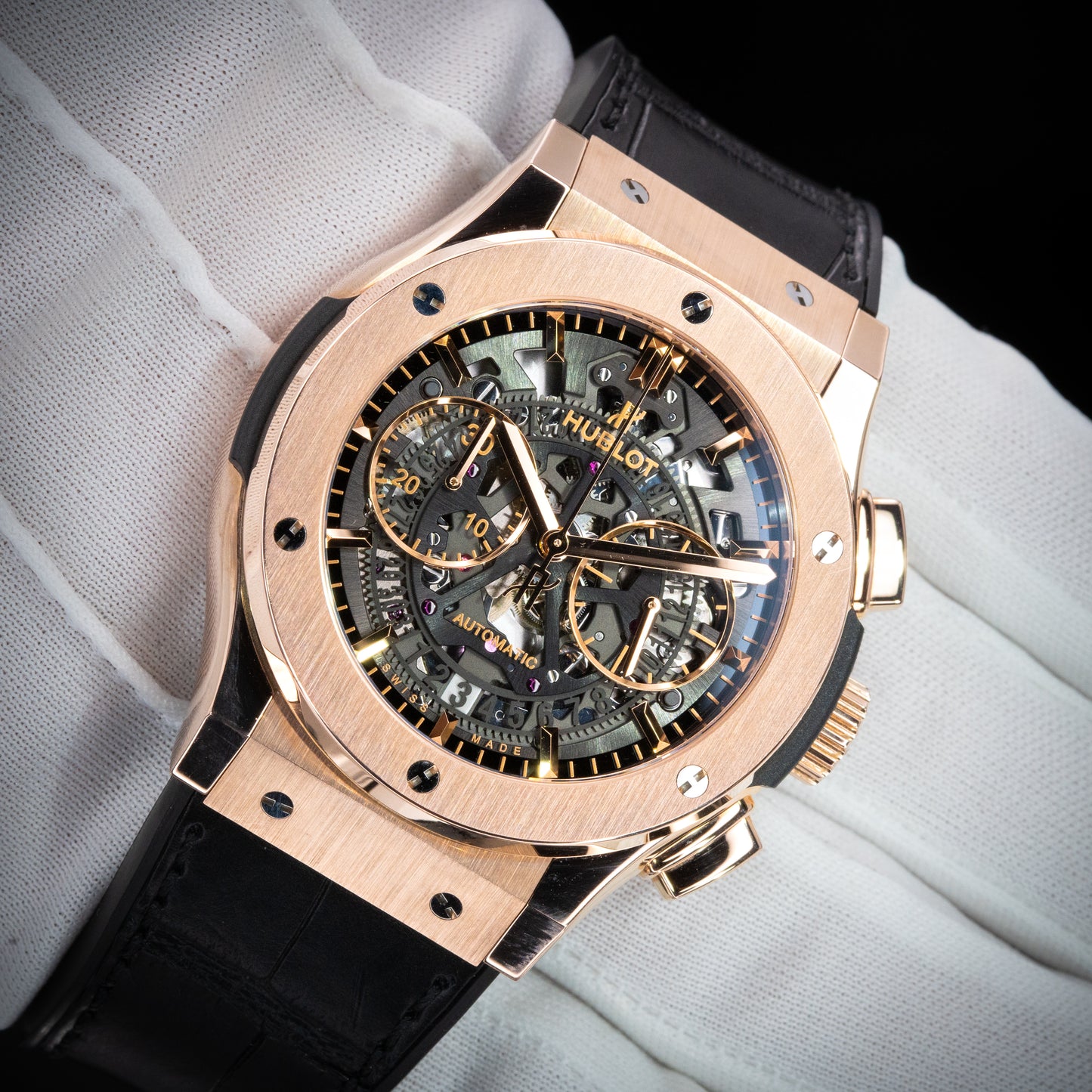 Hublot 525.OX.0180.LR Classic Fusion Aerofusion Chronograph 45mm 18K Rose Gold