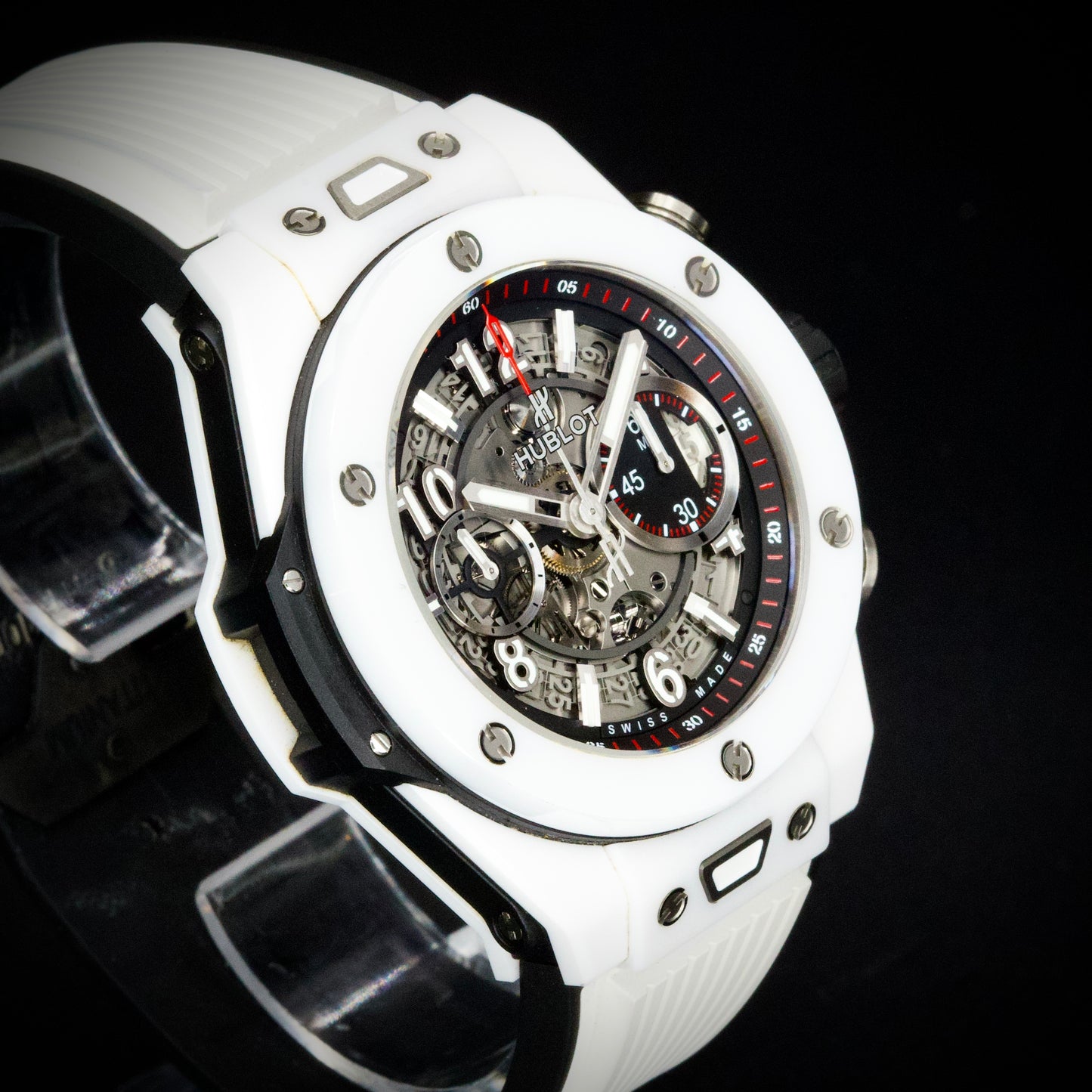 Hublot Big Bang Unico White Ceramic 45mm 411.HX.1170.RX