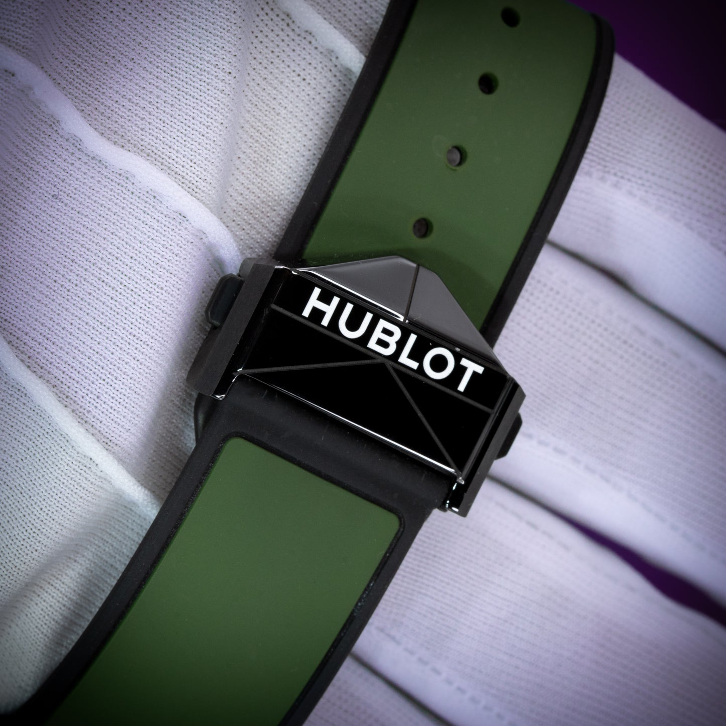 Hublot Big Bang Unico Sang Bleu II Green Ceramic 45mm 418.GX.5207.RX.MXM22 Full