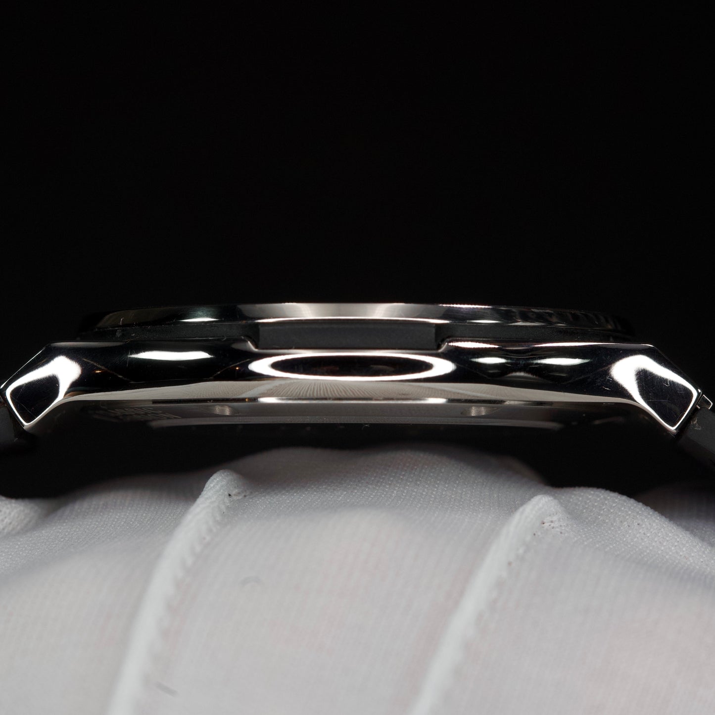 Hublot Classic Fusion Ultra-Thin Titanium Black Croc Strap Watch 515.NX.1270.LR