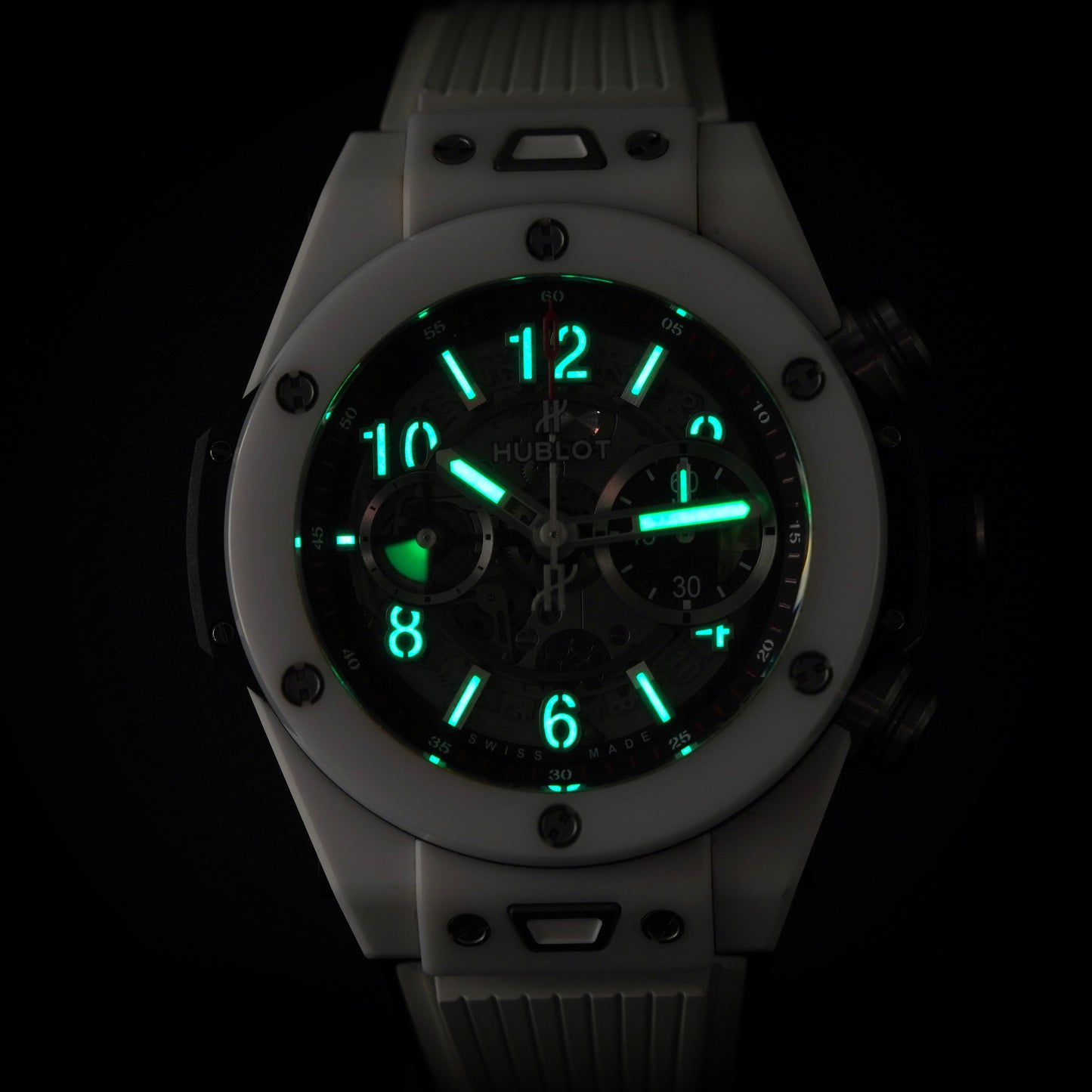 Hublot Big Bang Unico White Ceramic 45mm 411.HX.1170.RX
