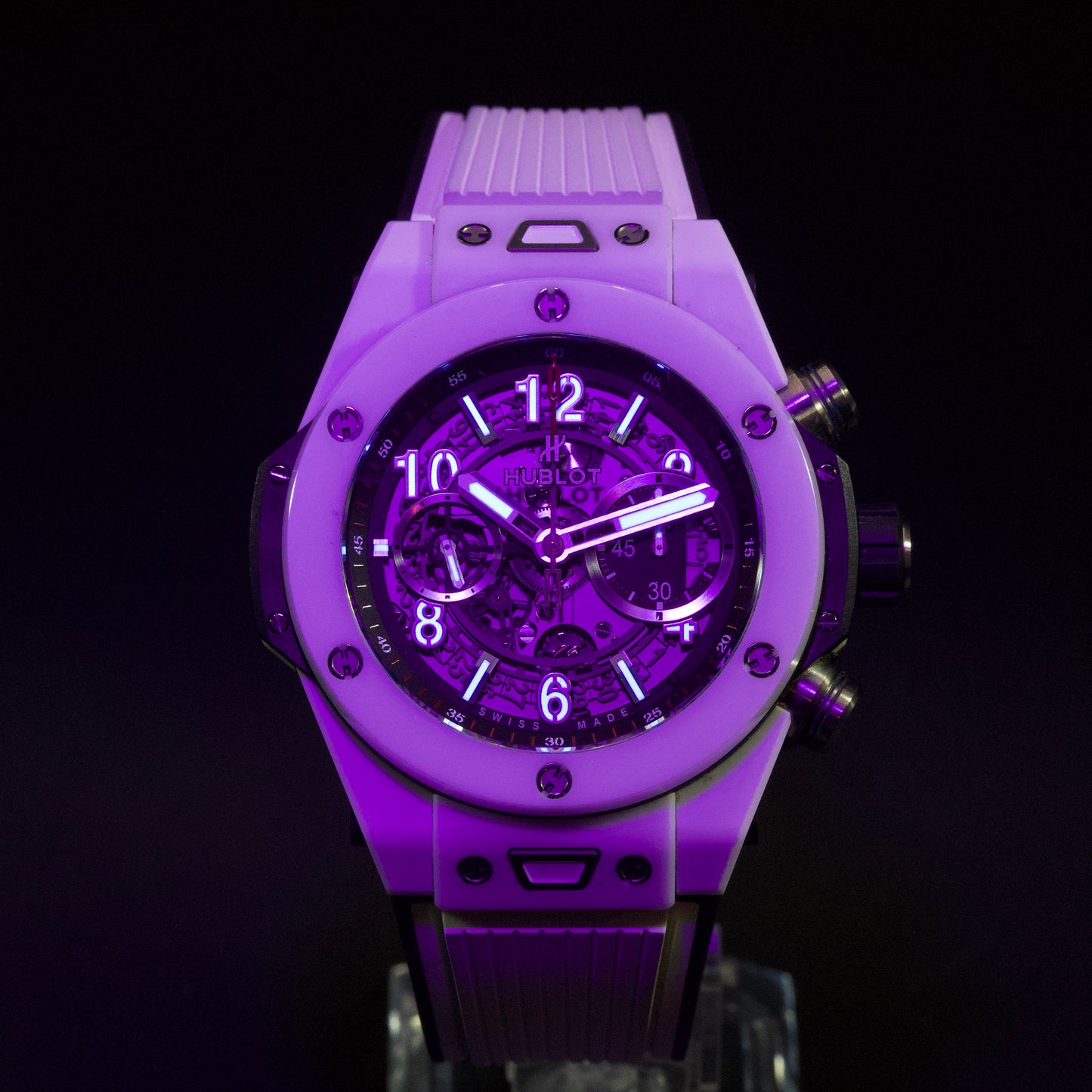 Hublot Big Bang Unico White Ceramic 45mm 411.HX.1170.RX