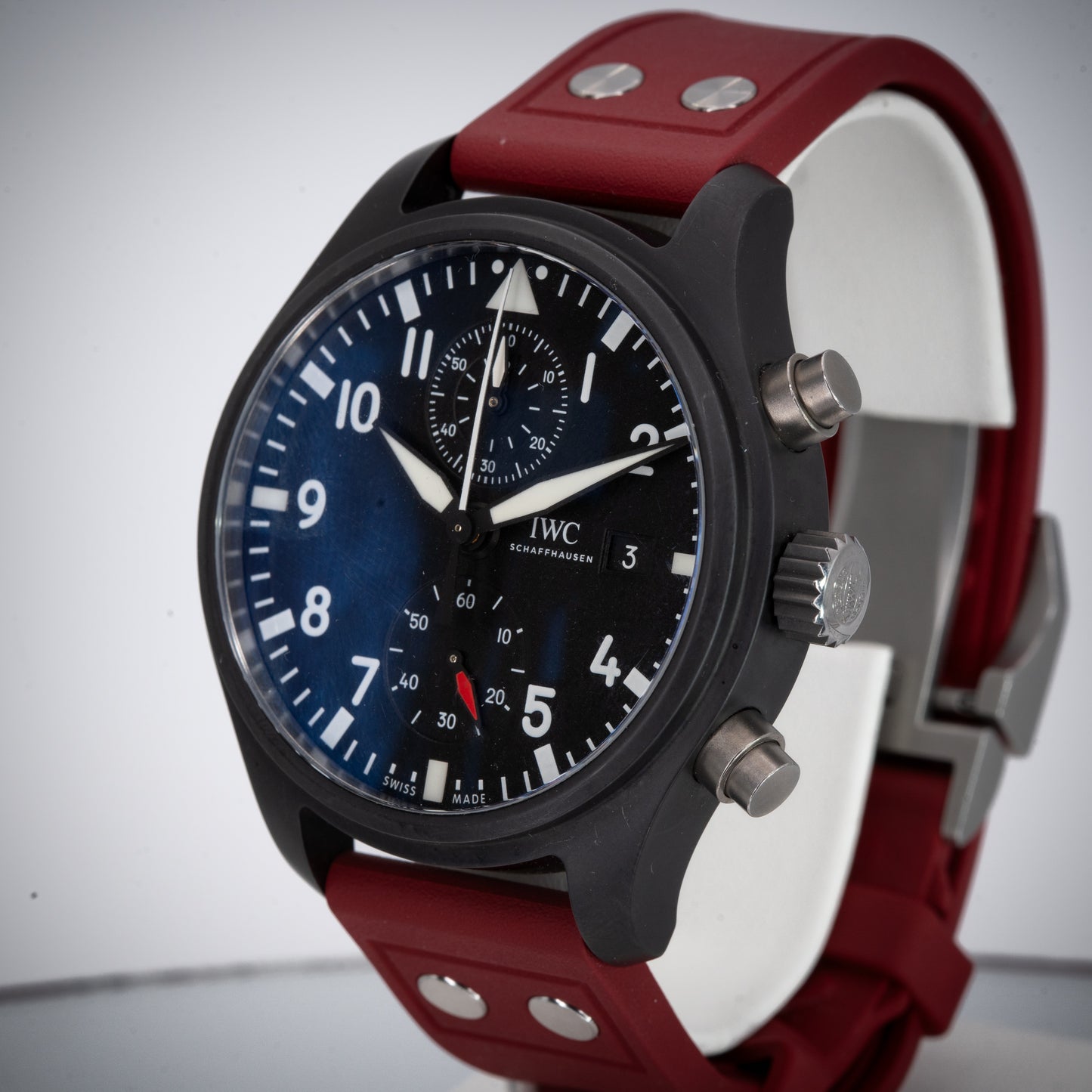 IWC Top Gun Pilot Chronograph IW389001 Ceramic 44.5mm Automatic Full Set 2019