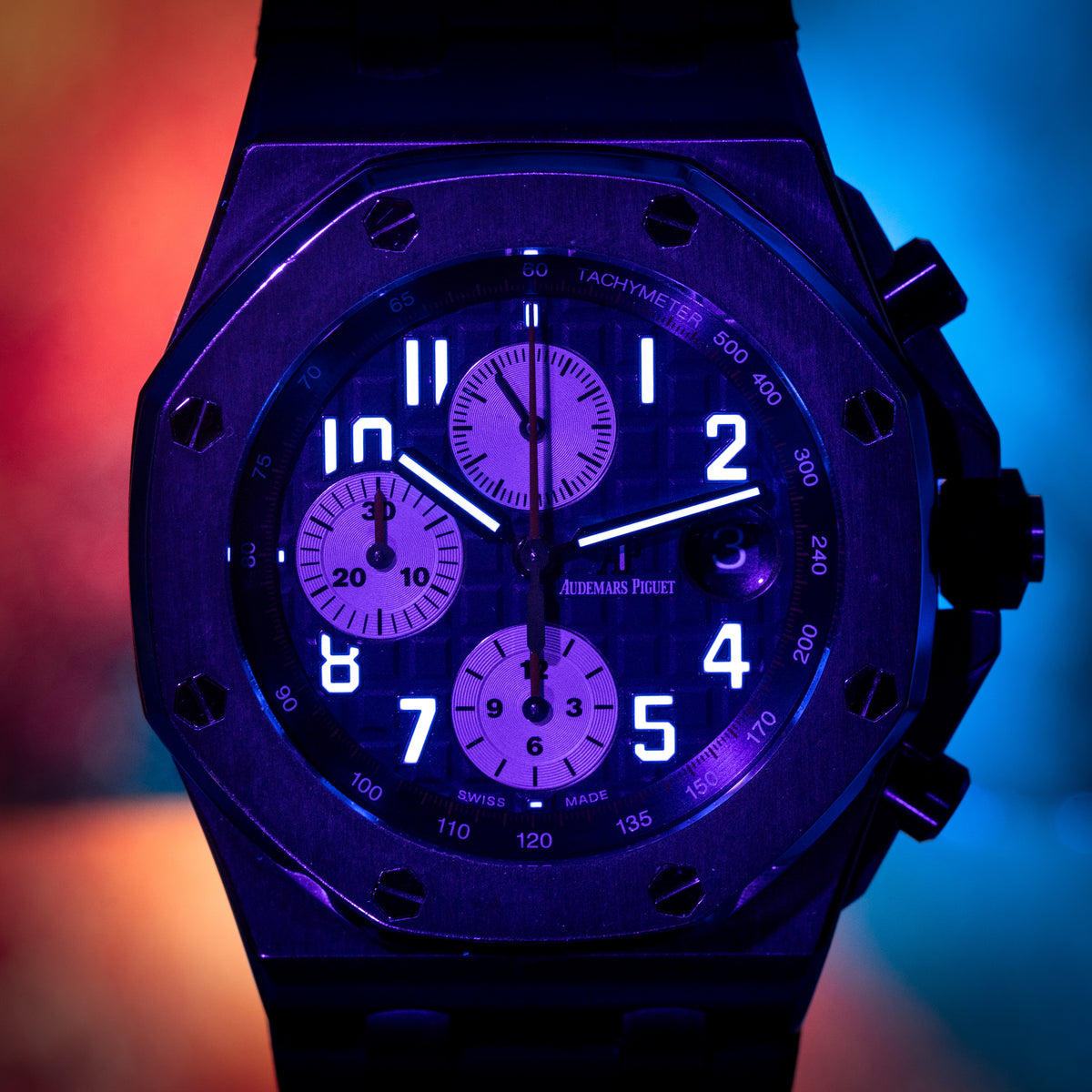 Audemars Piguet Royal Oak Offshore Chronograph 26470ST Navy Blue Full Set