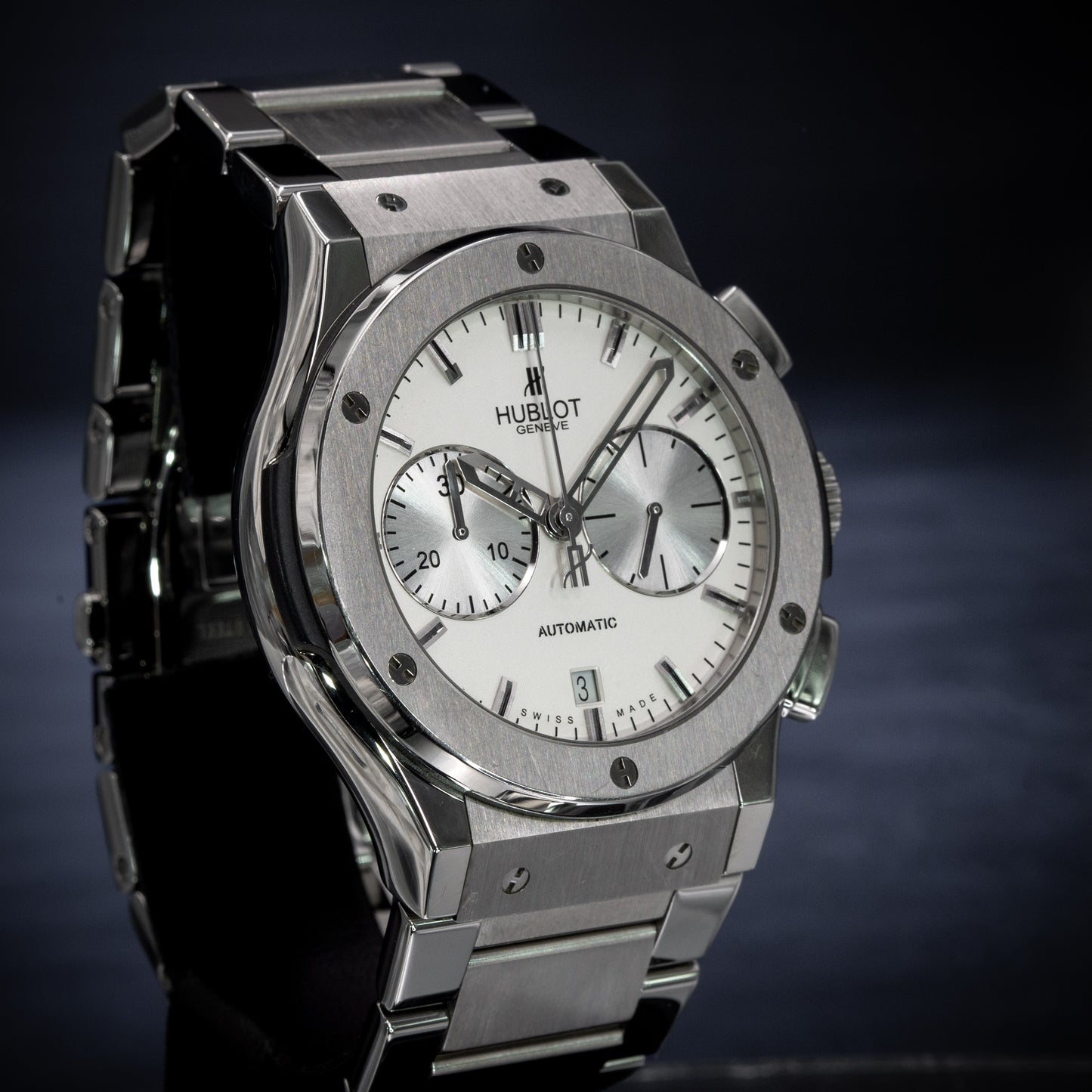 Hublot Classic Fusion Chronograph Titanium 45mm 520.NX.2610.NX Full Set