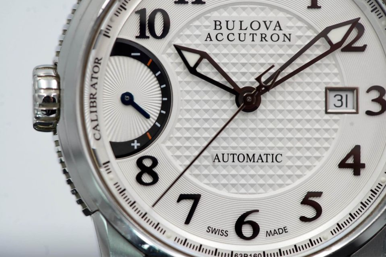 Bulova Calibrator Accutron White Dial Stainless Steel Men's Watch  ACCUTRON-63B160