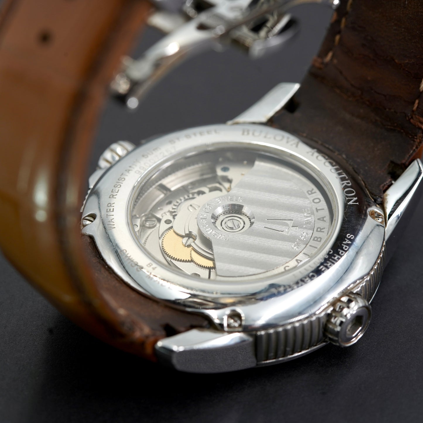 Bulova Calibrator Accutron White Dial Stainless Steel Men's Watch  ACCUTRON-63B160