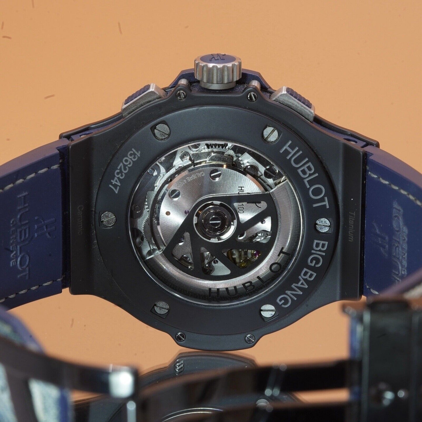 Hublot Big Bang 44mm Ceramic Blue Chronograph  301.CI.7170.LR - 2 Bands, Box & w