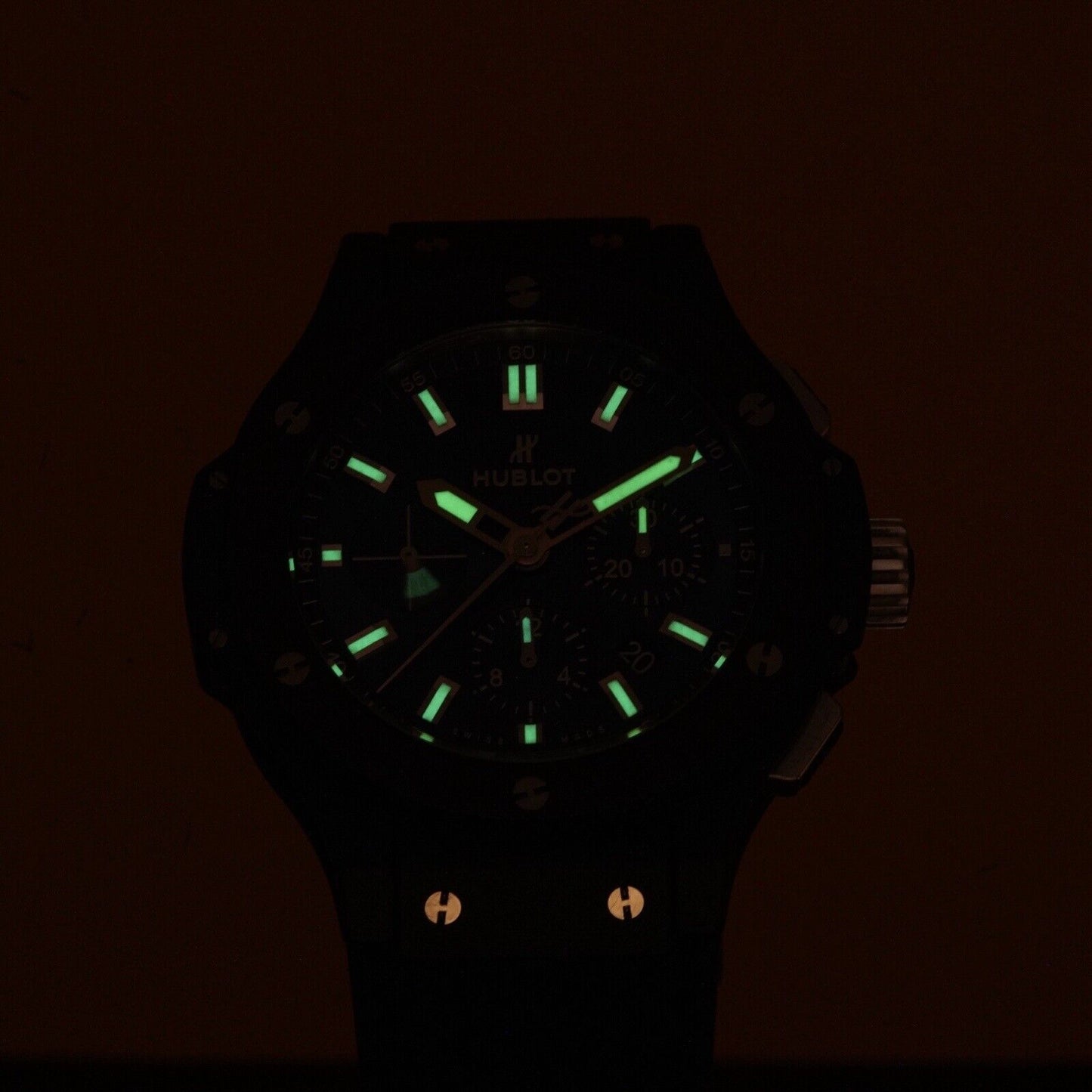 Hublot Big Bang 44mm Ceramic Blue Chronograph  301.CI.7170.LR - 2 Bands, Box & w